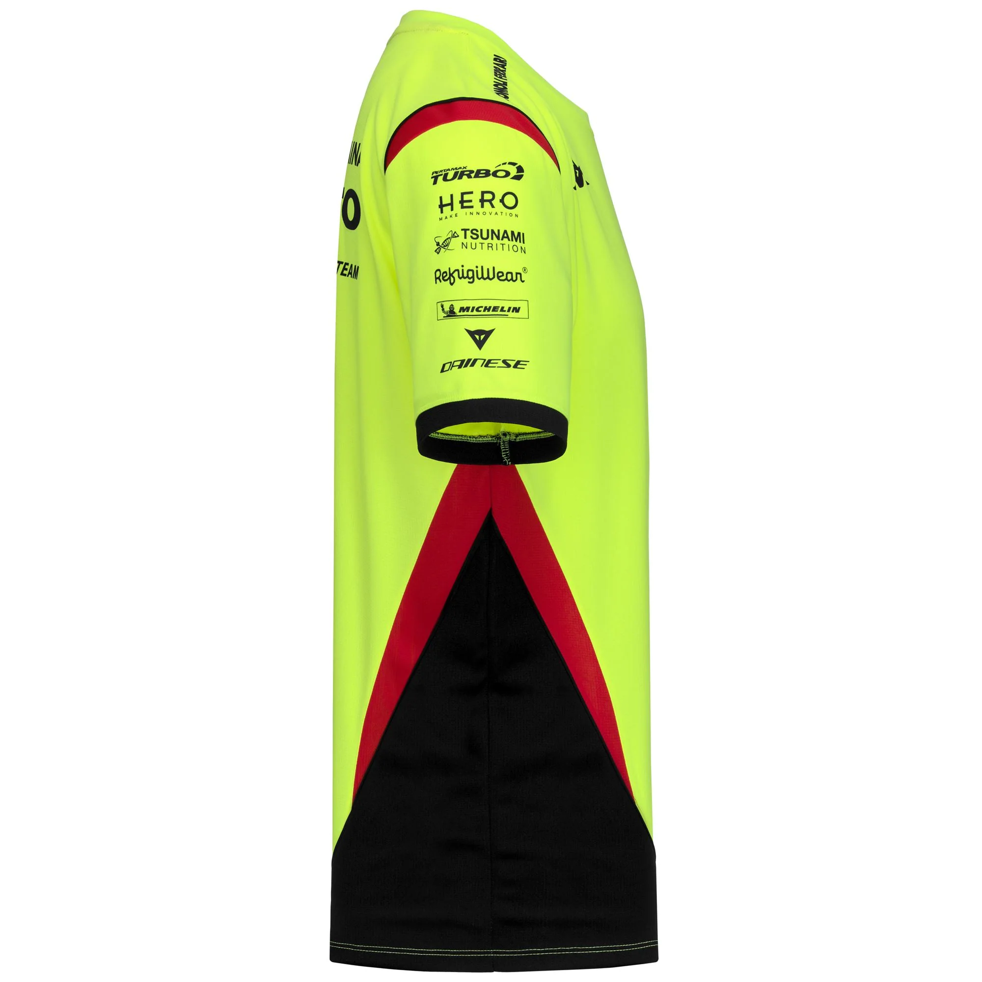AMIRIMO VR46 - Active Jerseys - T-Shirt - Man - NEON YELLOW-BLACK-RED FLAME-NO SPONSOR - Image 3