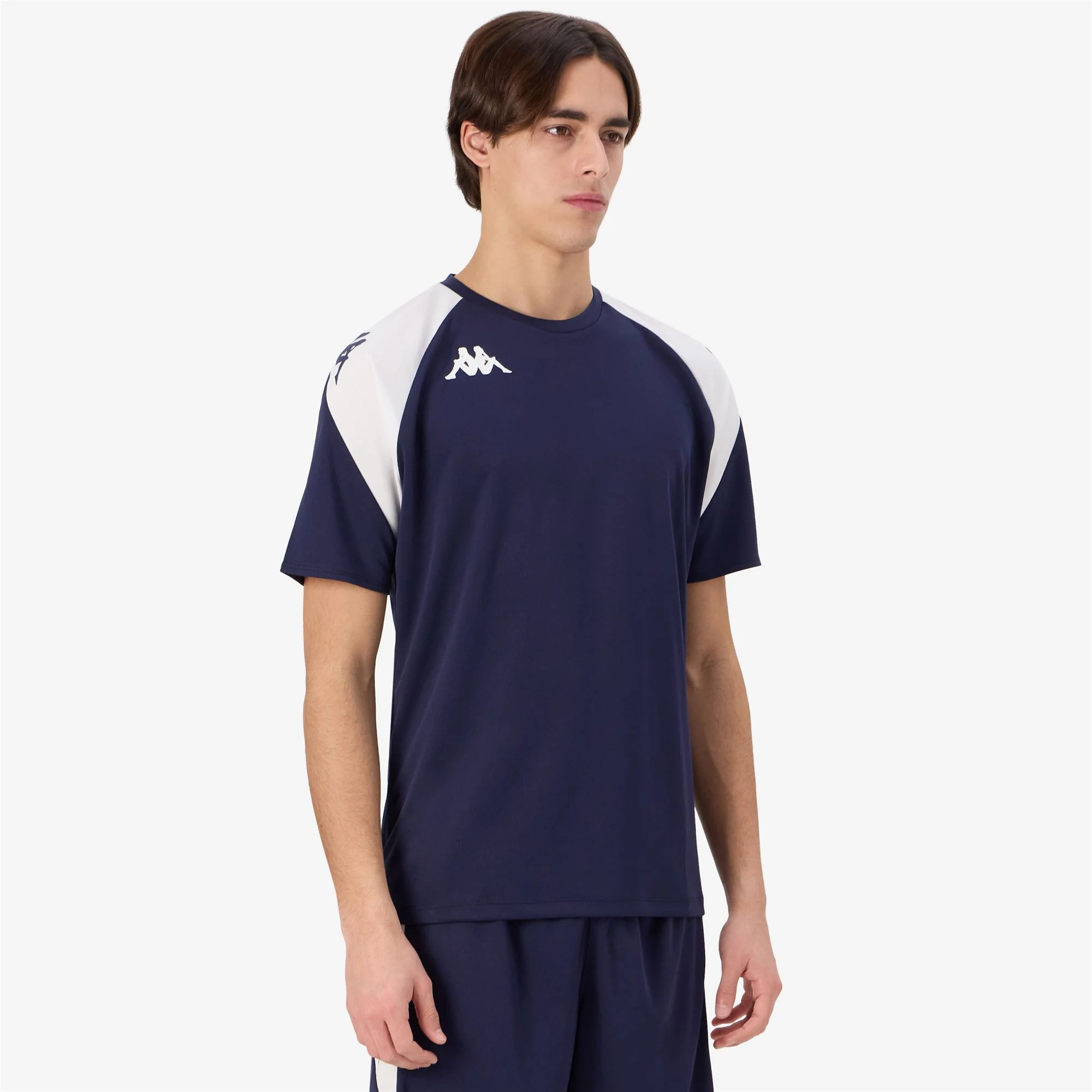 KAPPA4FOOTBALL  LORETO - Active Jerseys - Shirt - Man - BLUE MARINE-WHITE - Image 6