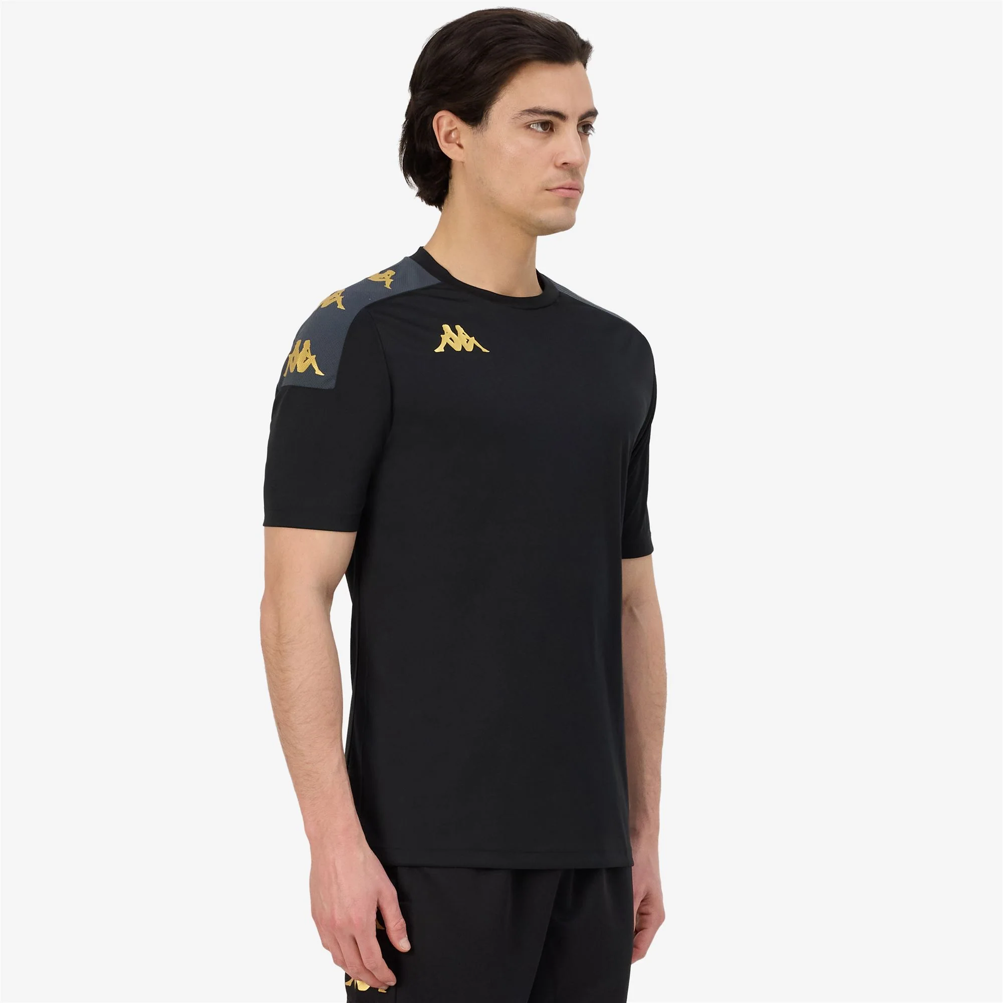 KAPPA4FOOTBALL GIANTO - Active Jerseys - Shirt - Man - BLACK-GREY DK - Image 6