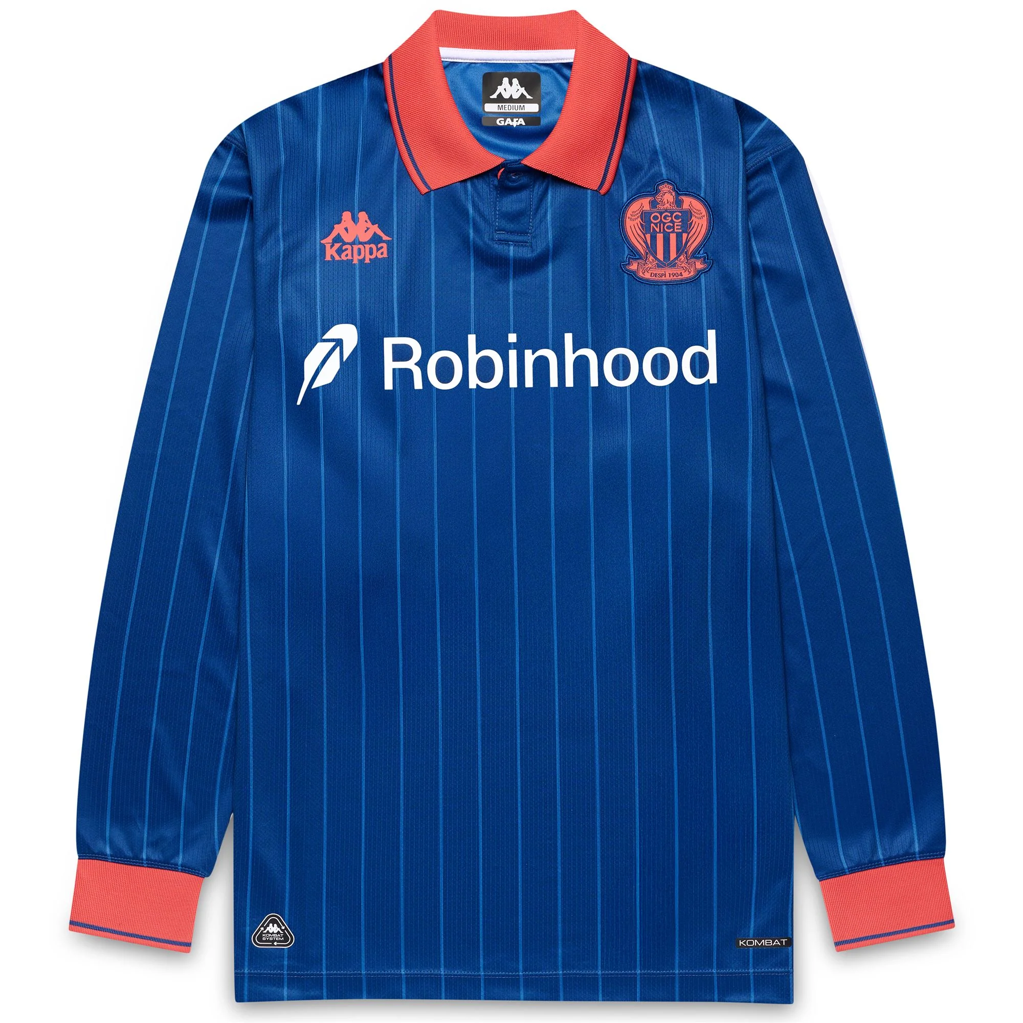 KOMBAT 2026 THIRD OGC NICE - Active Jerseys - Shirt - Man - BLUE SAIL-ORANGE CORAL-SPONSOR - Image 5