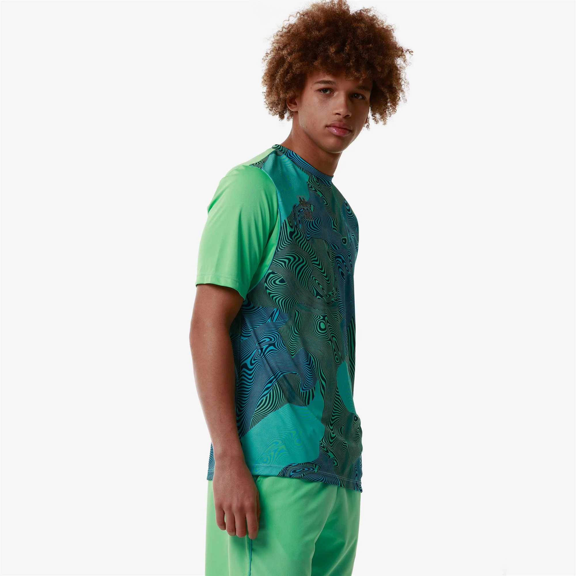 KOMBAT PADEL FIER - Active Jerseys - Shirt - Man - GREEN SPRING-GREEN AQUA-TURQUOISE LT-BLUE - Image 7