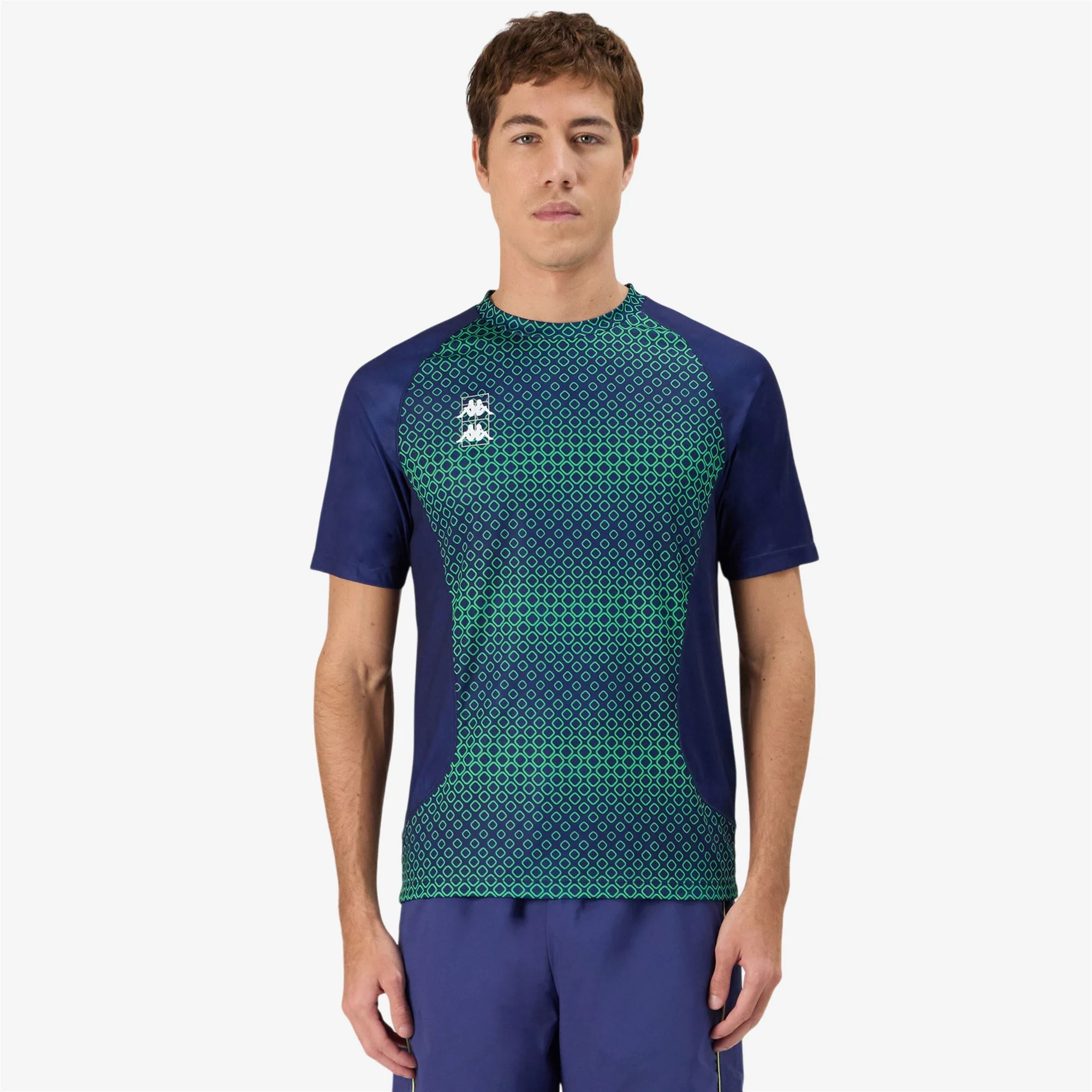 KOMBAT PADEL FUGOSI - Active Jerseys - Shirt - Man - BLUE TWILIGHT-BLUE SAPPHIRE-GREEN FLUO - Image 6