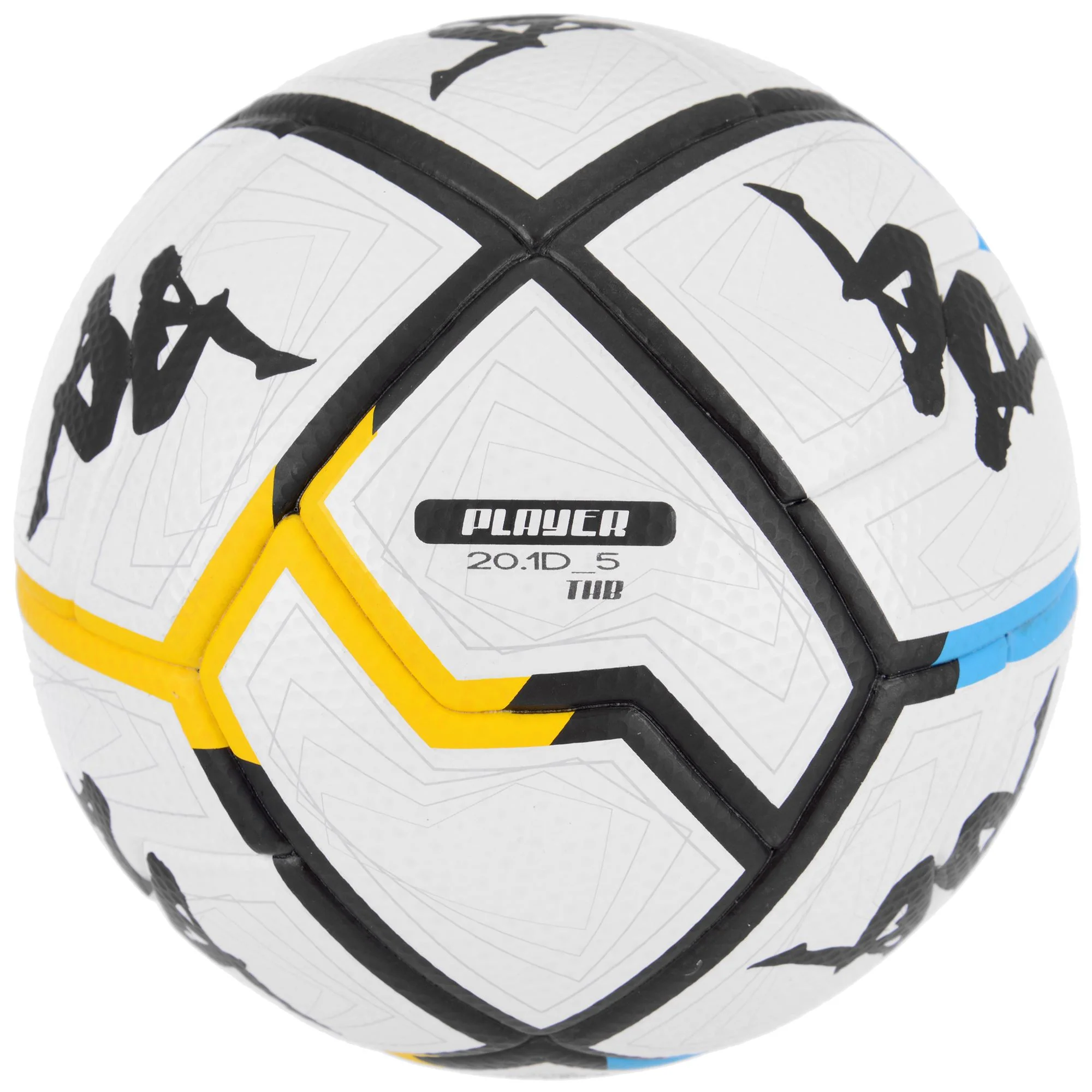 PLAYER 20.1D THB - Balls - 24 Panels - Unisex - WHITE-BROWN-YELLOW-AZURE