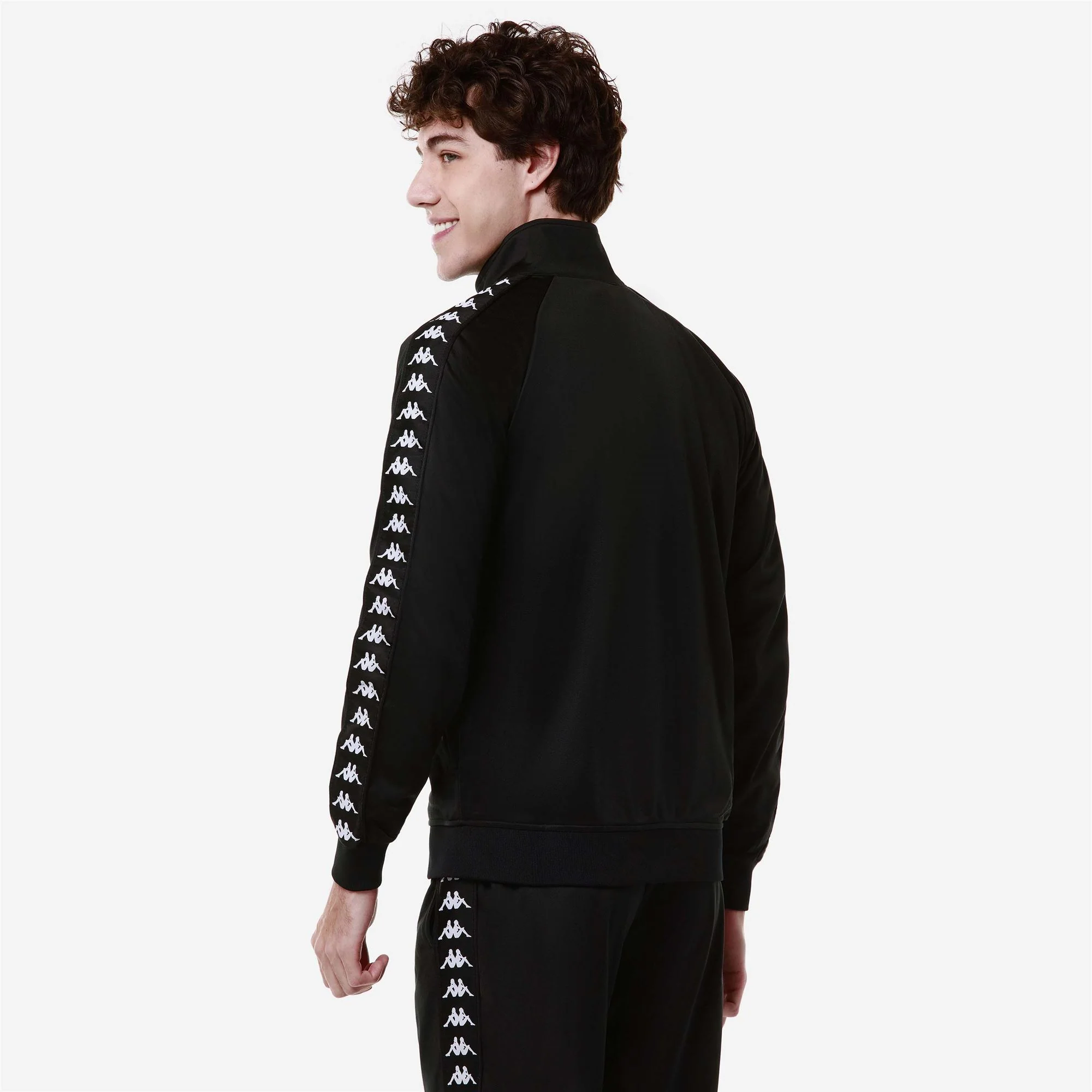 222 BANDA      ANNISTON SLIM - Fleece - Jacket - Man - BLACK-WHITE - Image 6