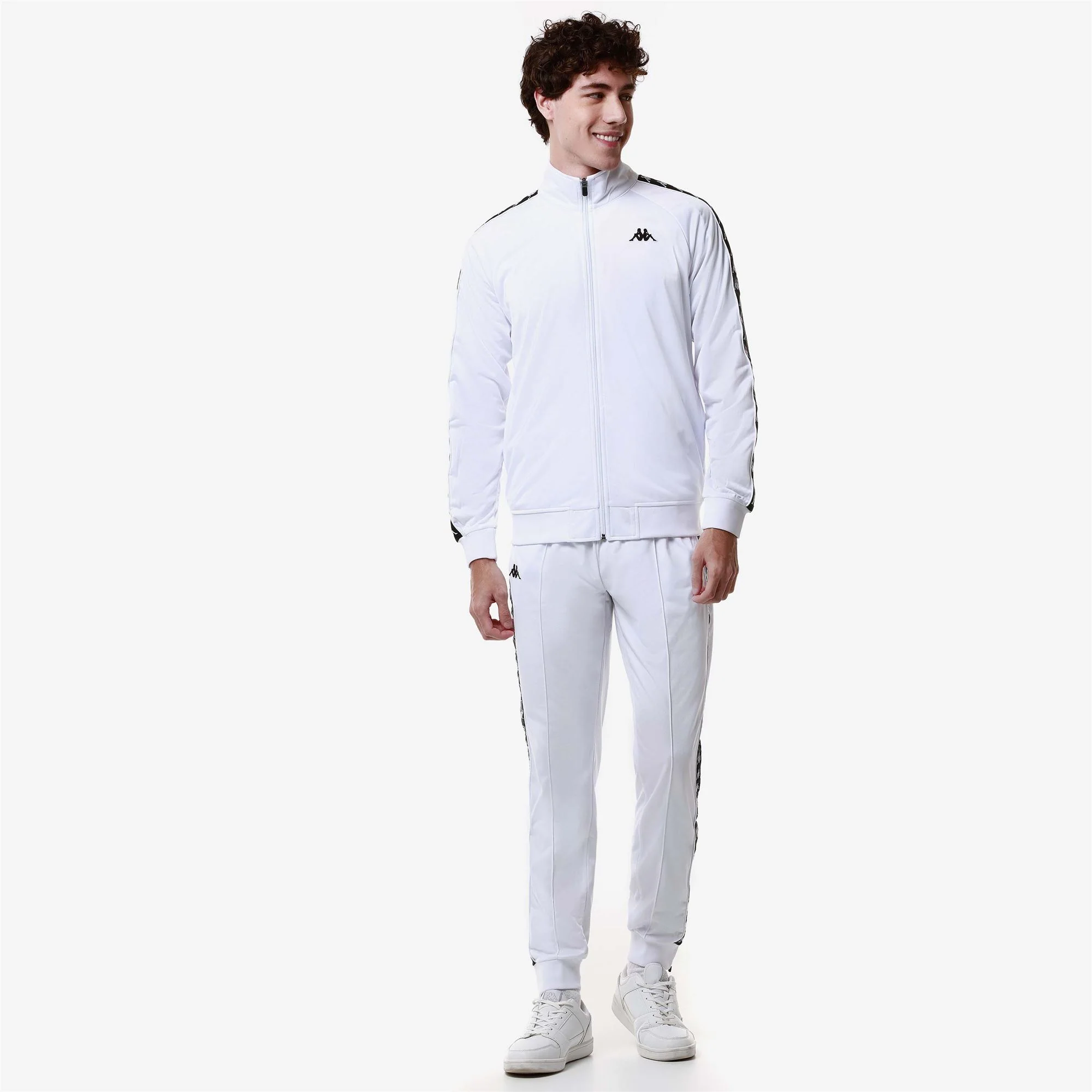 222 BANDA ANNISTON SLIM - Fleece - Jacket - Man - WHITE-BLACK - Image 4