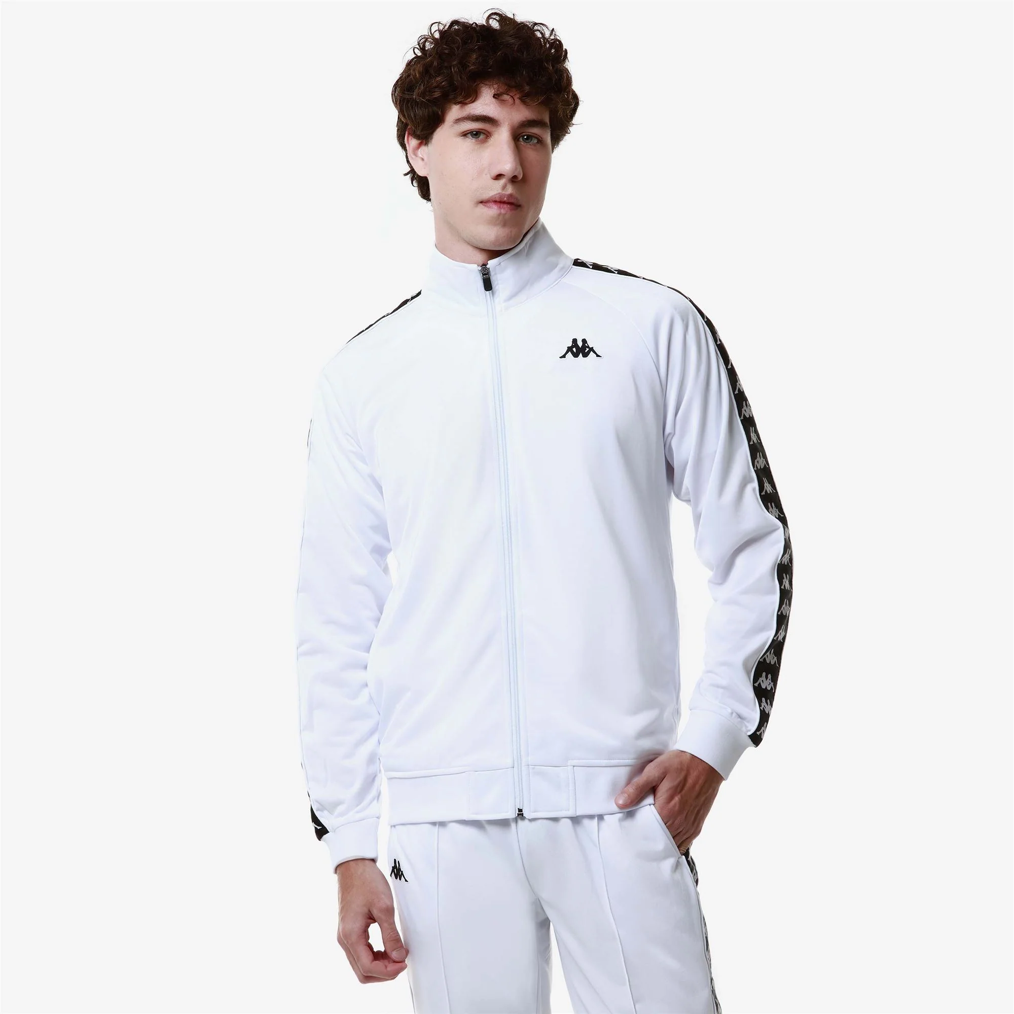 222 BANDA ANNISTON SLIM - Fleece - Jacket - Man - WHITE-BLACK - Image 5