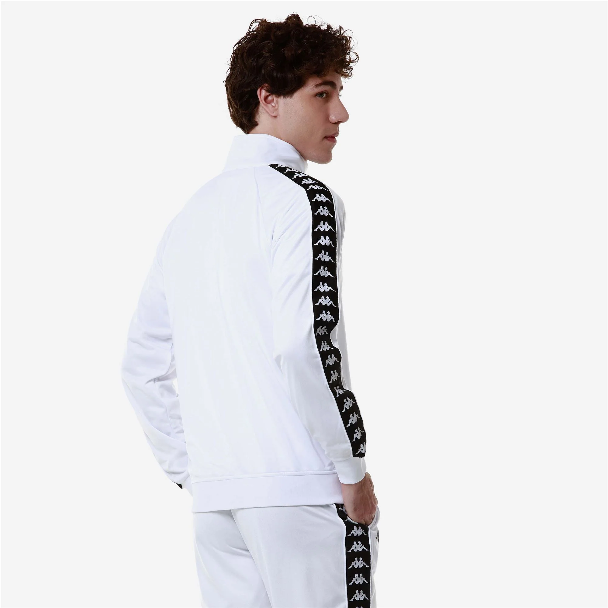 222 BANDA ANNISTON SLIM - Fleece - Jacket - Man - WHITE-BLACK - Image 6