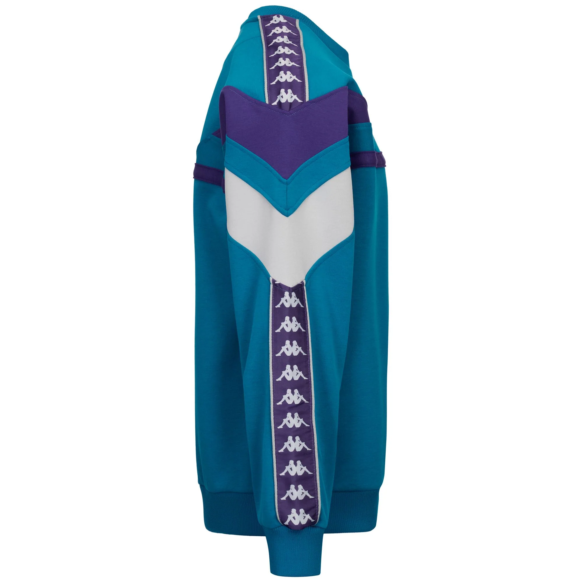 222 BANDA FLIGRU FIORENTINA - Fleece - Jumper - Man - TURQUOISE CRYSTAL-VIOLET MD-GREY SILVER - Image 2