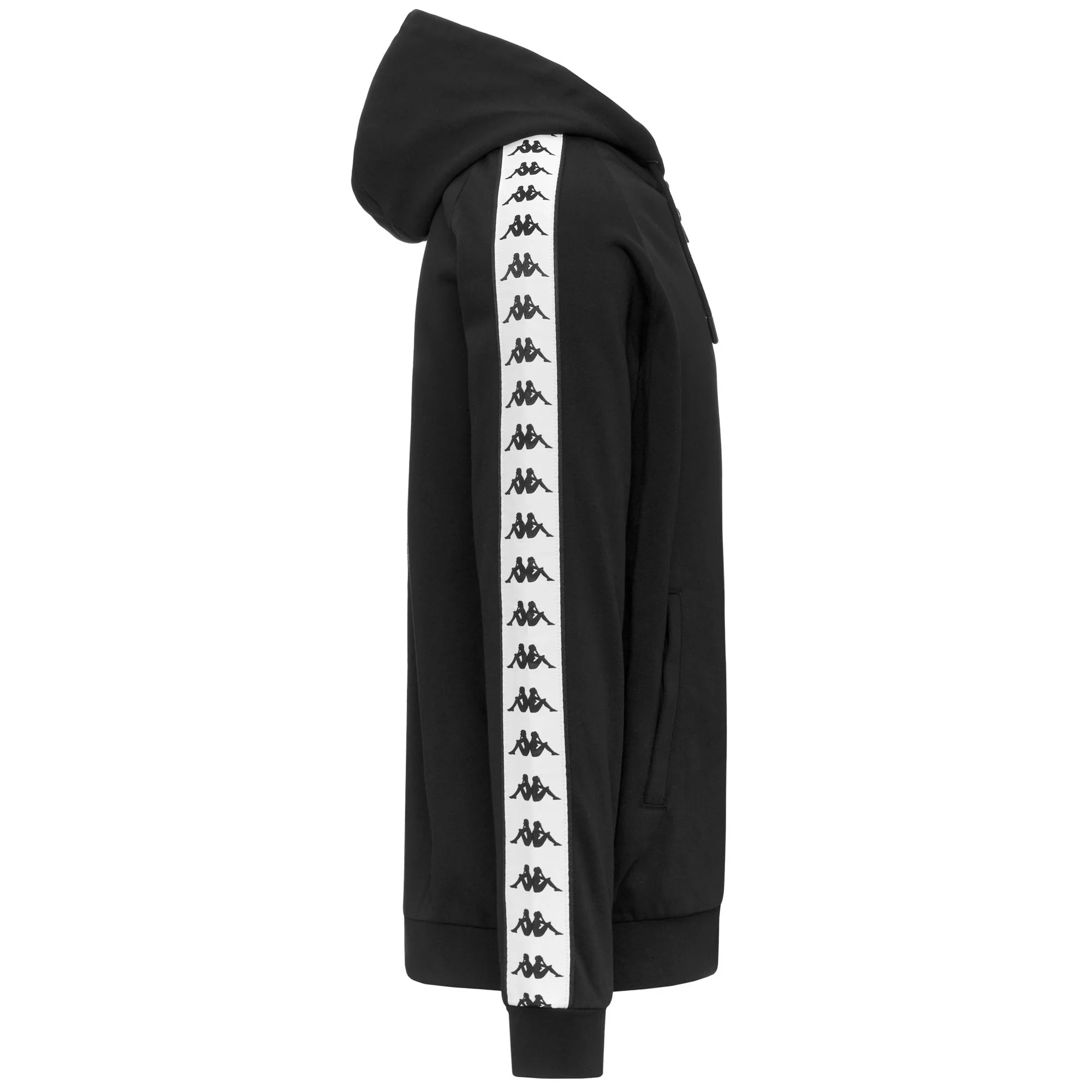 222 BANDA    ZAMIN 3 - Fleece - Jacket - Man - BLACK-WHITE - Image 2
