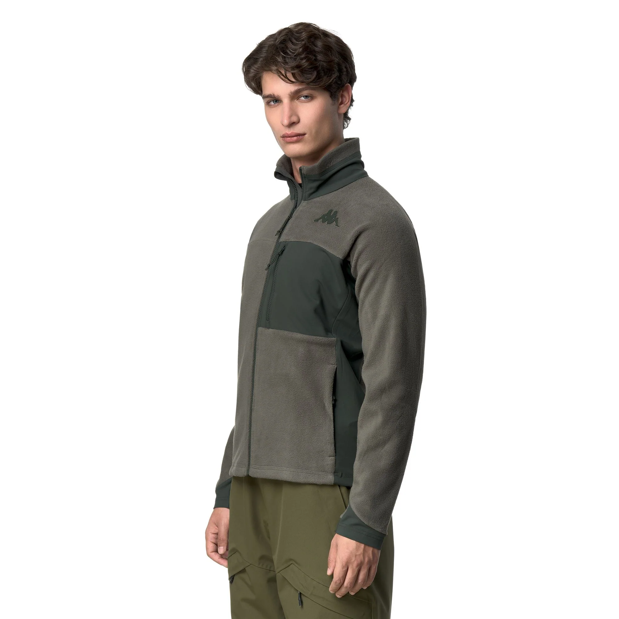 672 - Fleece - Jacket - Man - Green Academia-Green Rosin - Image 5