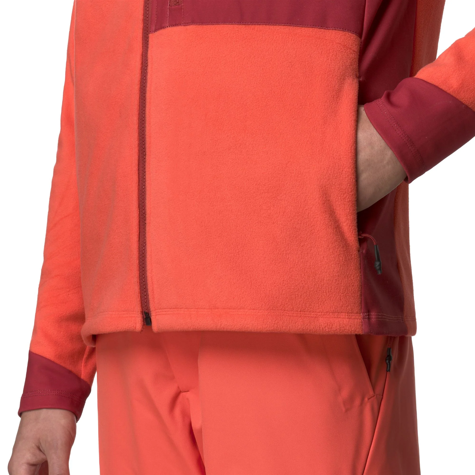 672 - Fleece - Jacket - Man - Orange-RED - Image 7