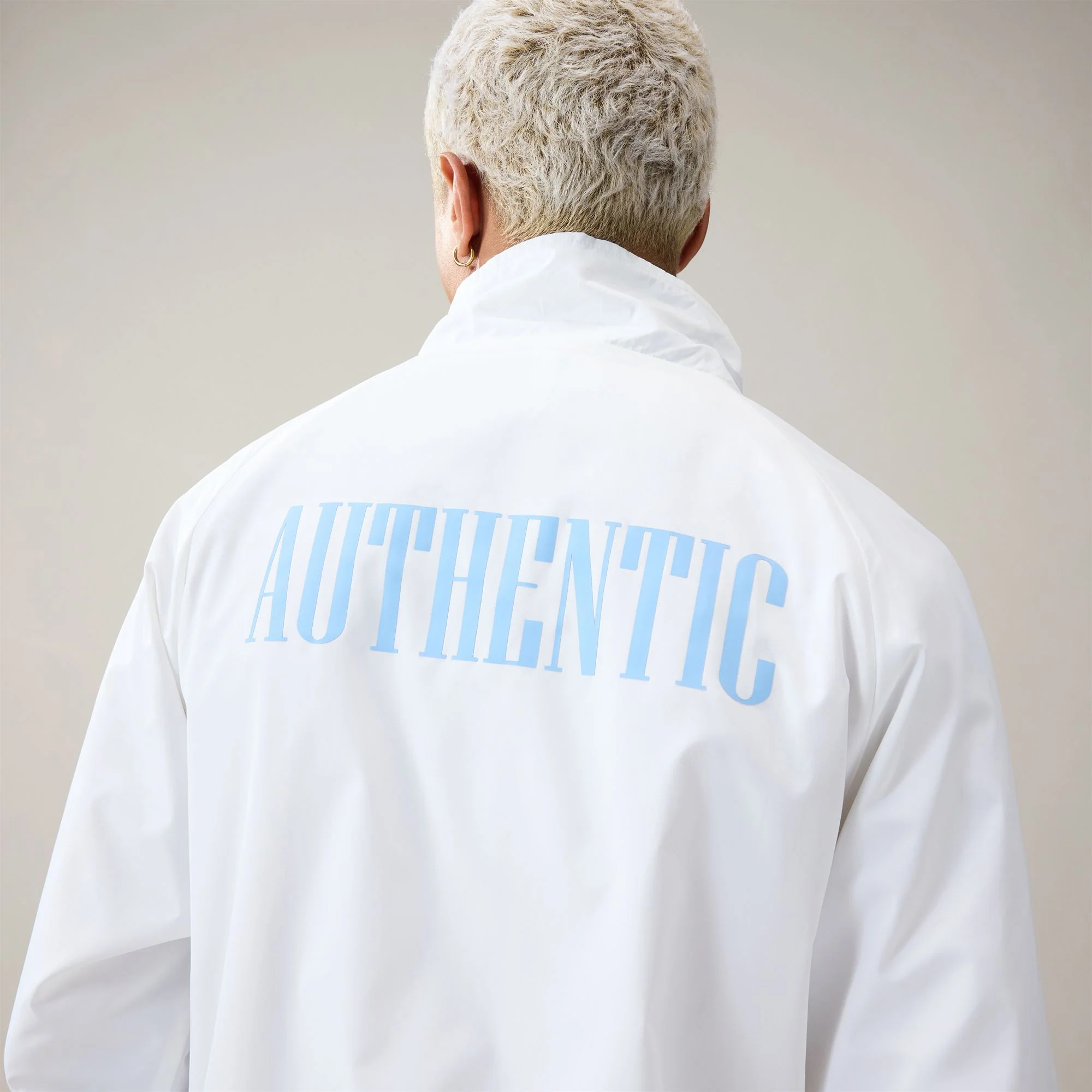 AUTHENTIC SARGEN - Fleece - Jacket - Man - White-Azure Airy-Black - Image 6