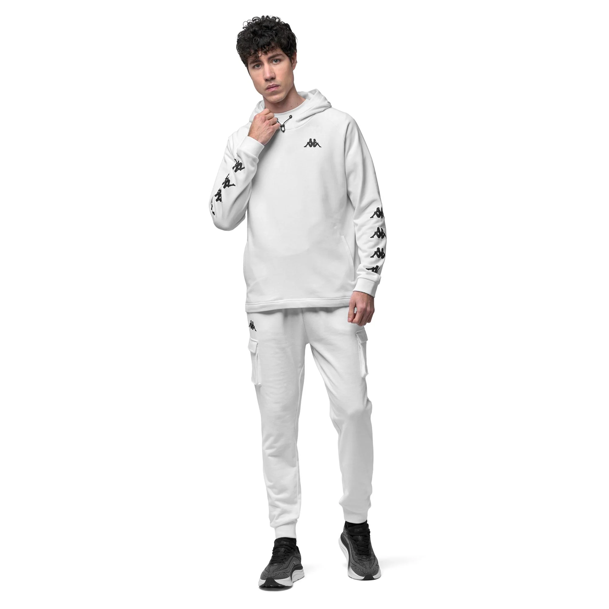 IGIKOMO - Fleece - Hoodie - Man - White - Image 5
