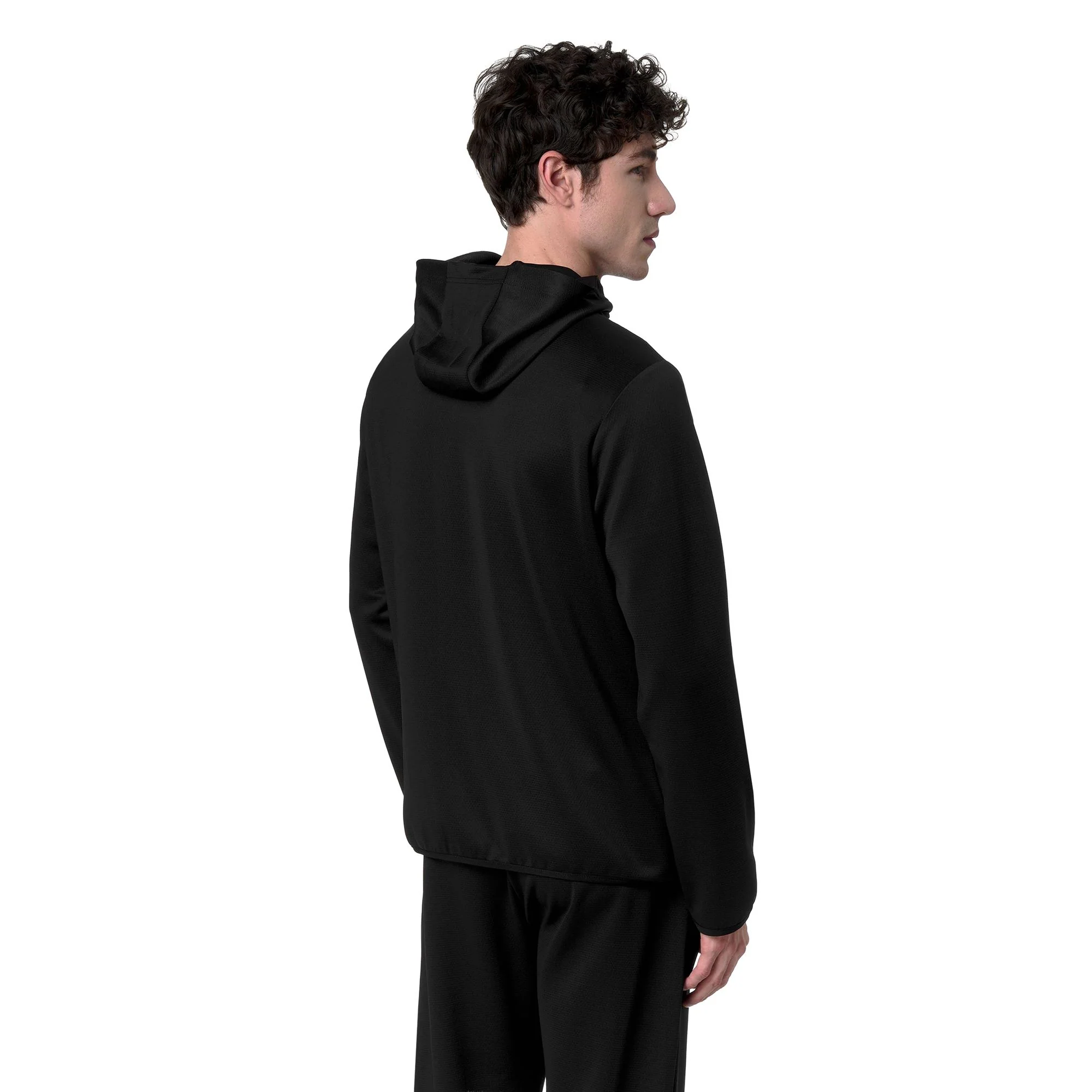 IRDUM - Fleece - Hoodie Full Zip - Man - Black-Black - Image 5