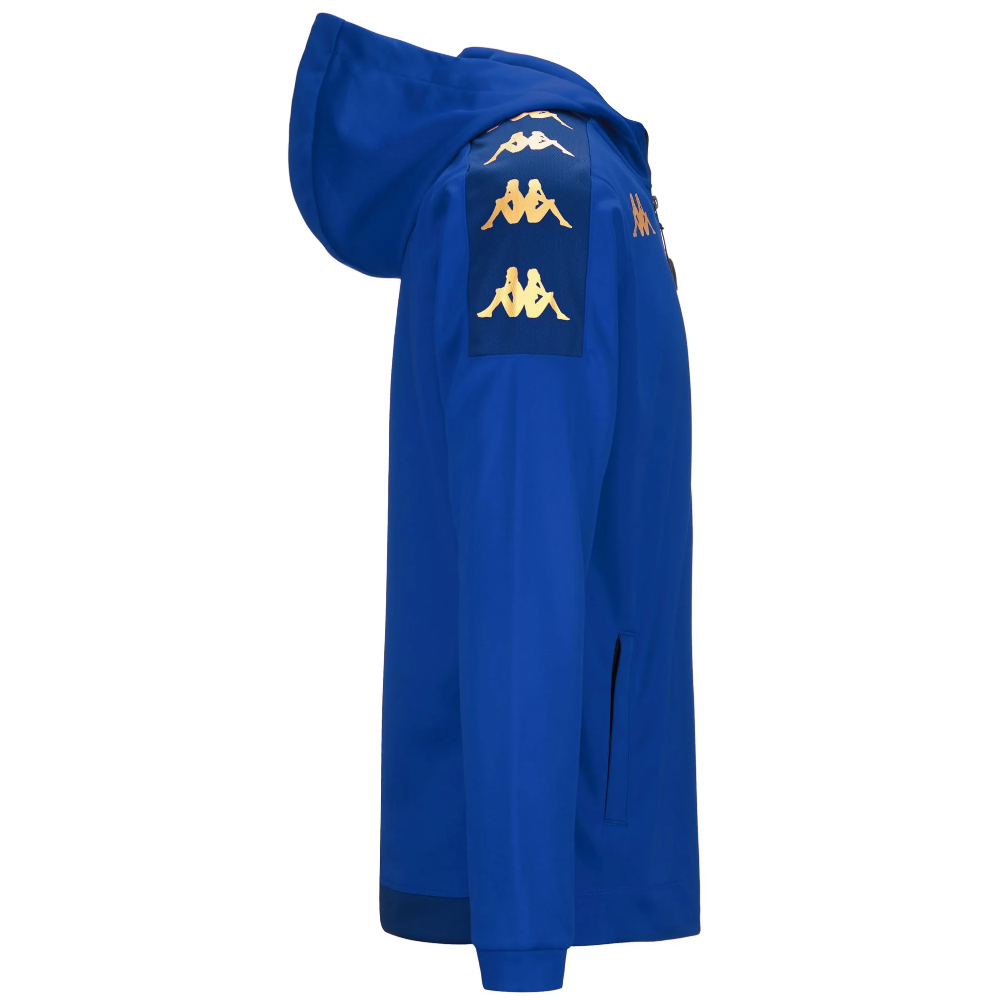 KAPPA4FOOTBALL GREVOLO - Fleece - Hoodie Full Zip - Man - BLUE SAPPHIRE-BLUE MD COBALT - Image 2