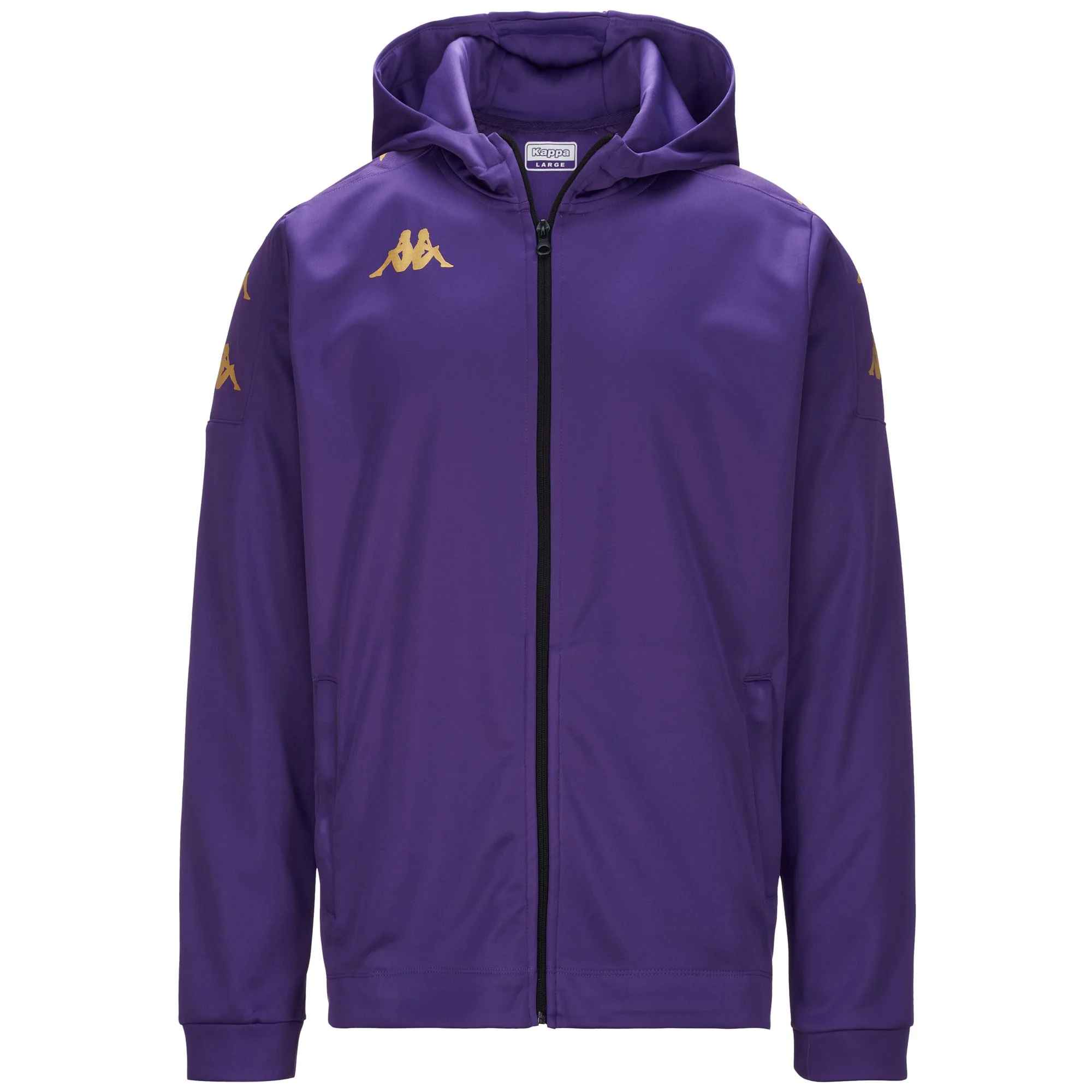 KAPPA4FOOTBALL GREVOLO - Fleece - Hoodie Full Zip - Man - VIOLET INDIGO