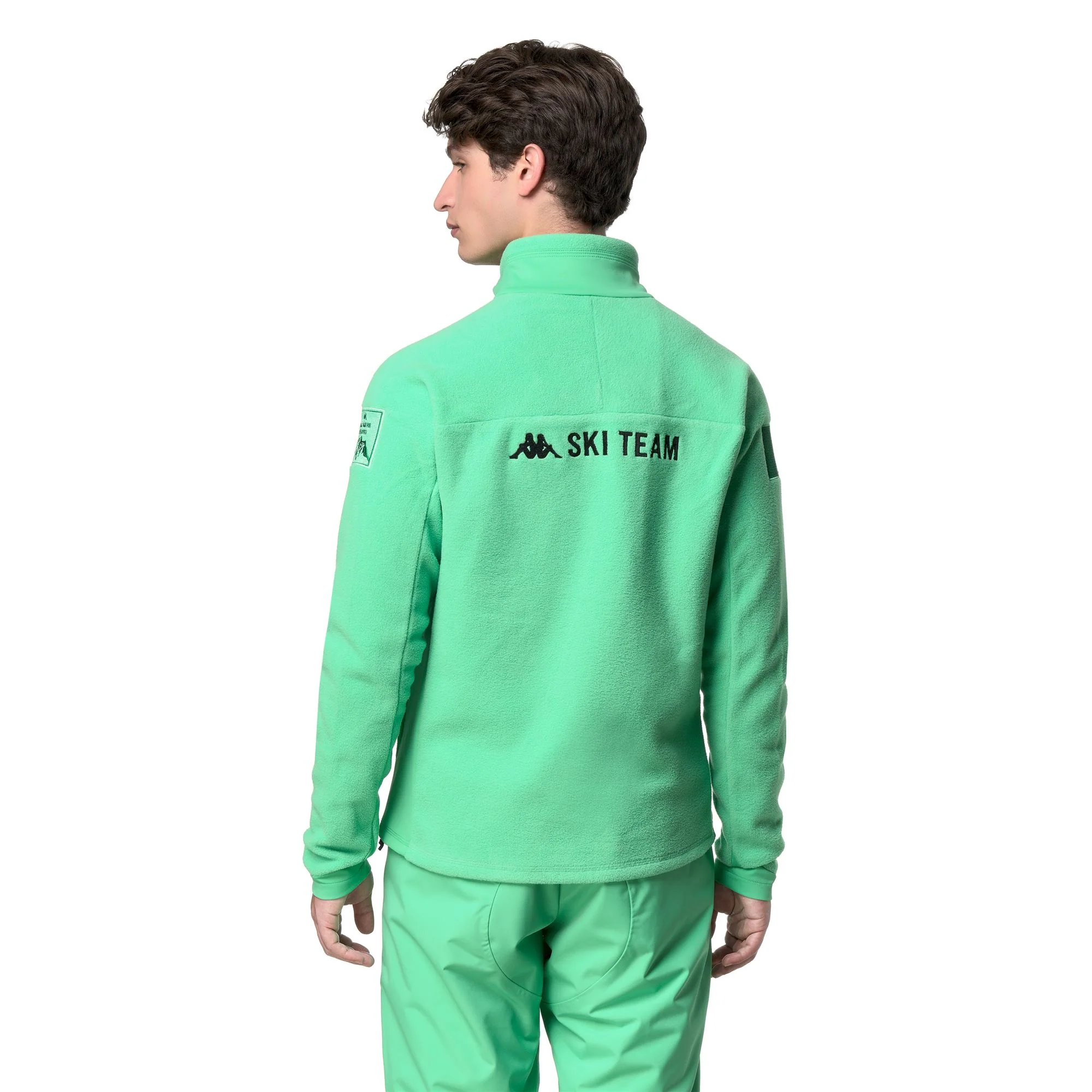672 PREMIUM - Fleece - Jacket - Unisex - Green Irish-Black - Image 6