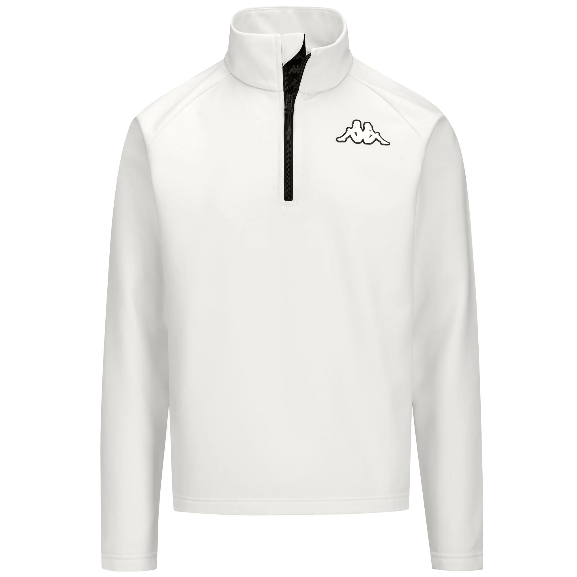 821 - Fleece - Jacket - Unisex - White Coconut-Black - Image 2