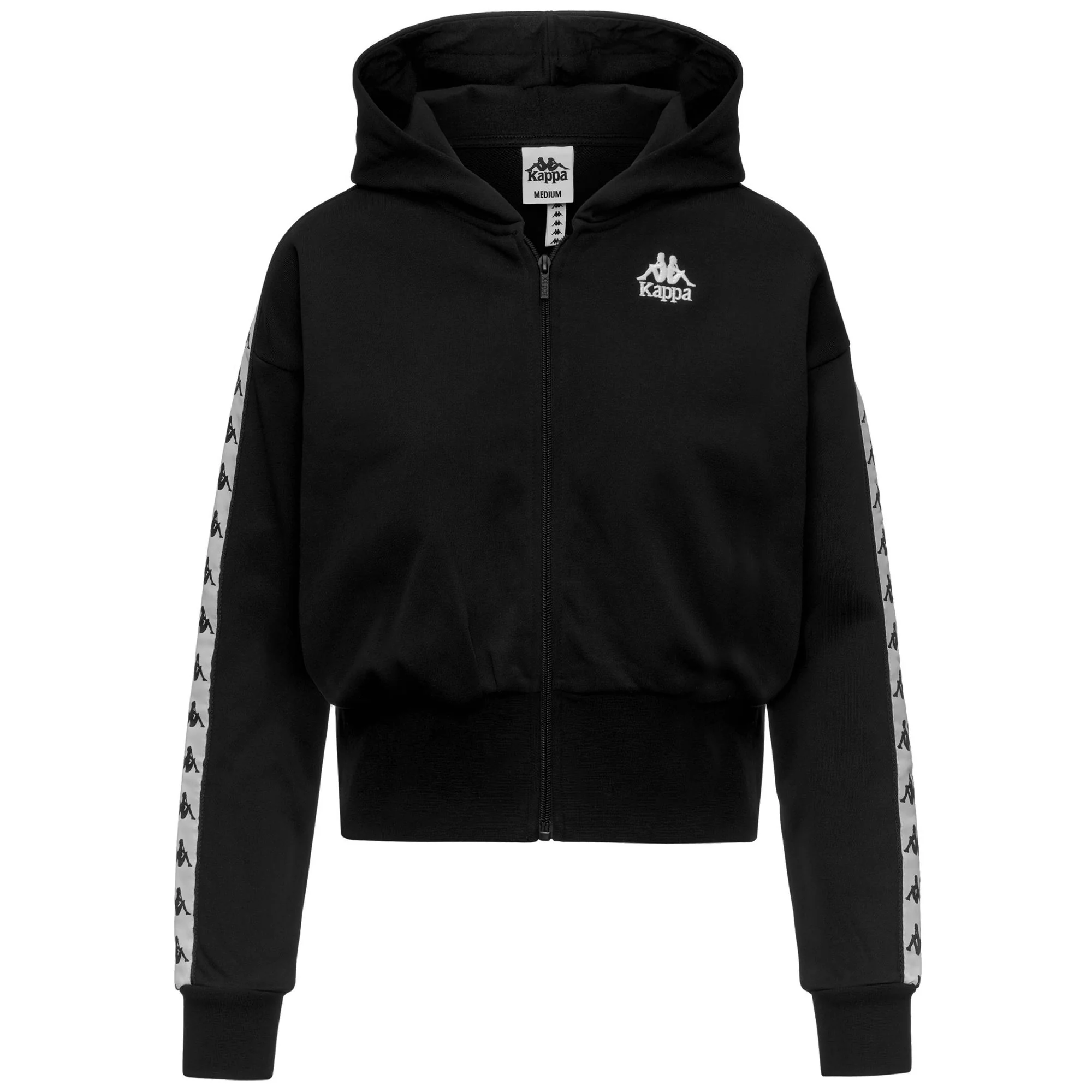 222 BANDA CARLISE - Fleece - Jacket - Woman - BLACK-WHITE