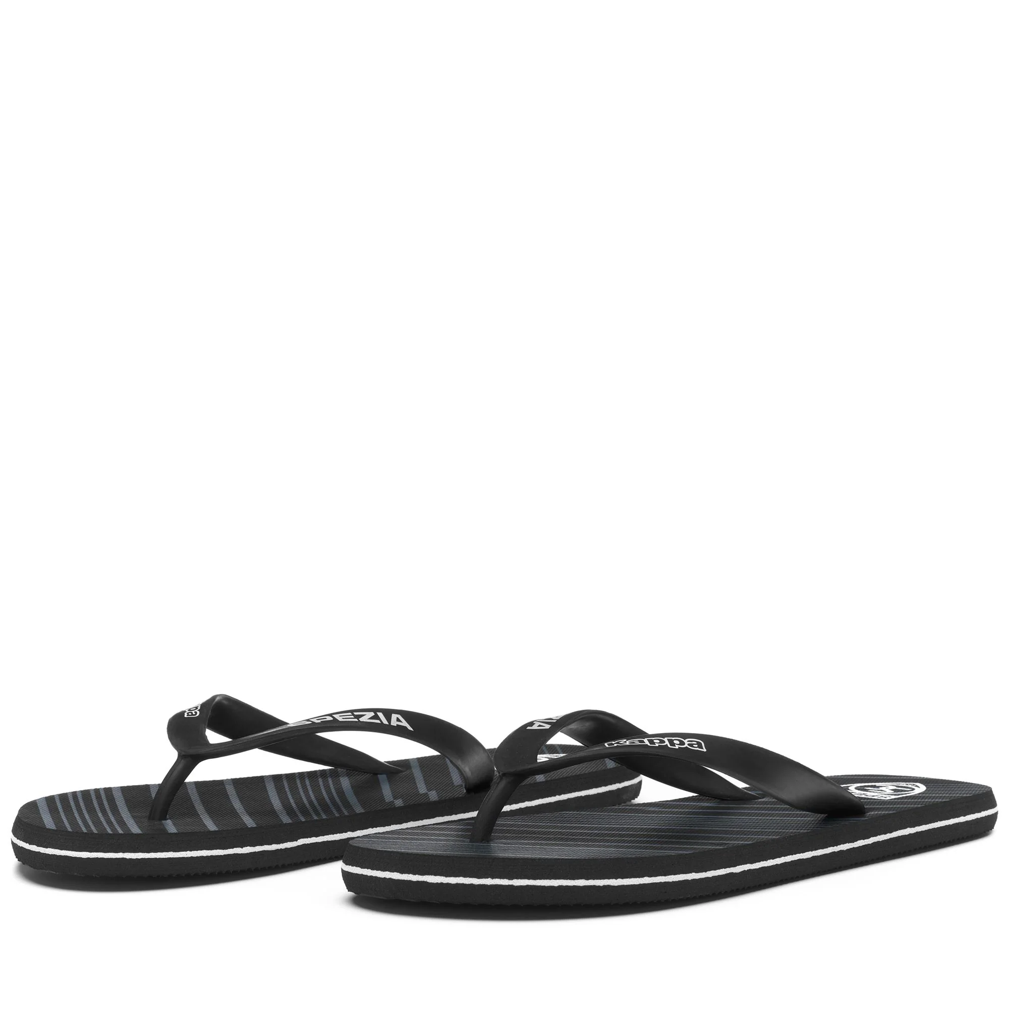 MEIAGO 6 SPEZIA CALCIO - Flip-Flops - Thongs - Unisex - BLACK-WHITE