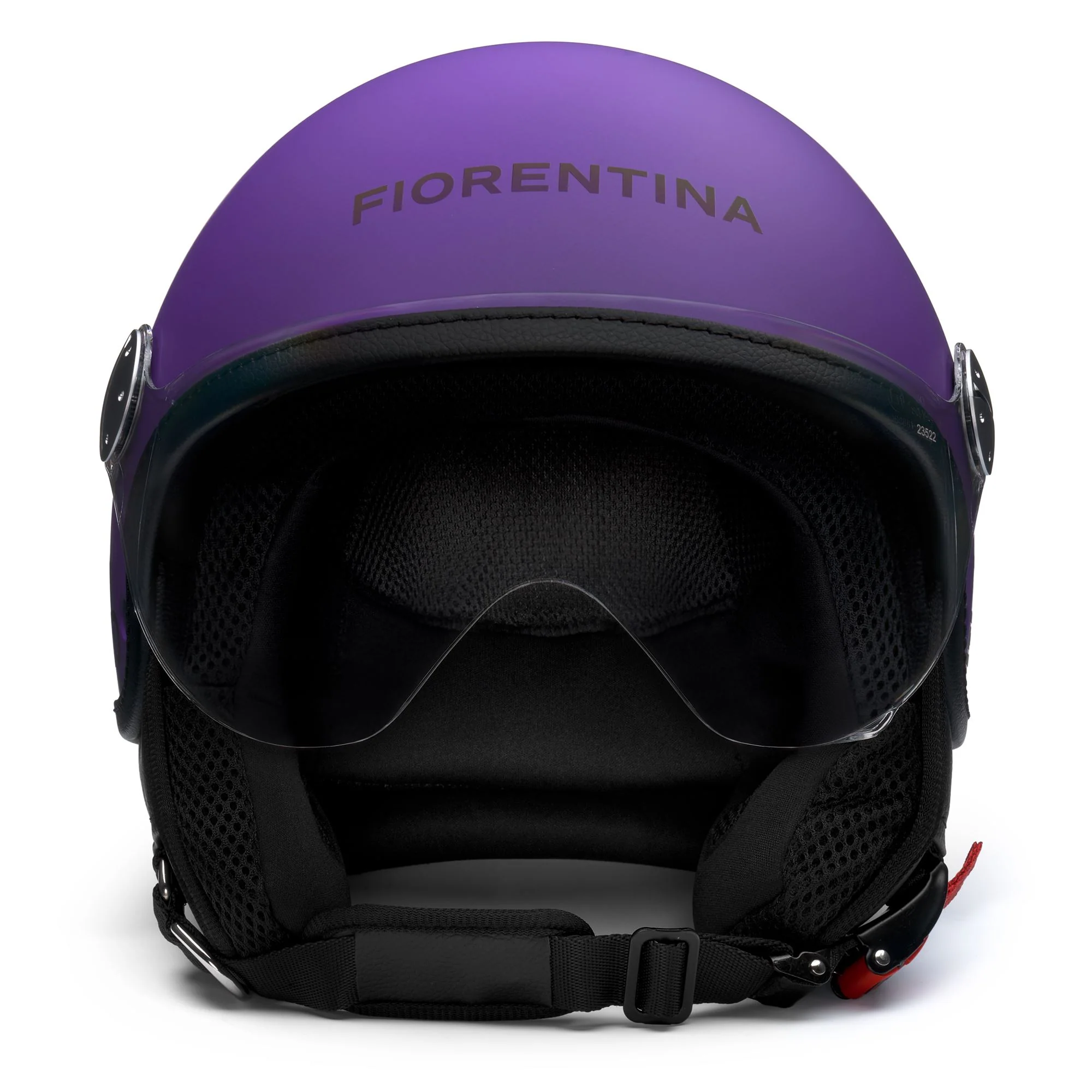CASCO FIORENTINA - Helmets - Helmet Visor - Unisex - Matt Black-Violet Daisy Bush-Holographic - Image 3