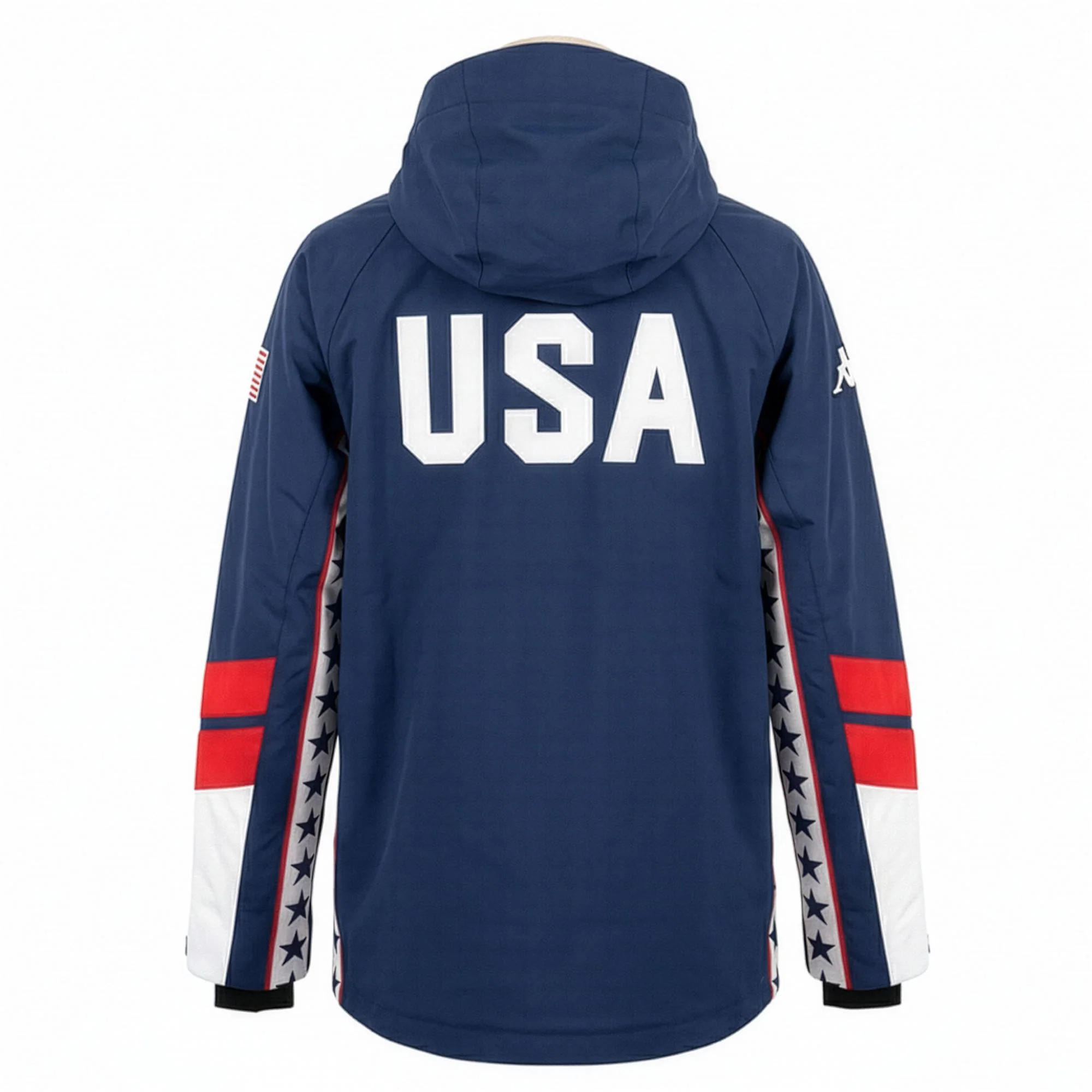 6CENTO 640 USA - Jackets - Mid - Unisex - BLUE CAVERN-RED TANGO-WHITE - Image 2