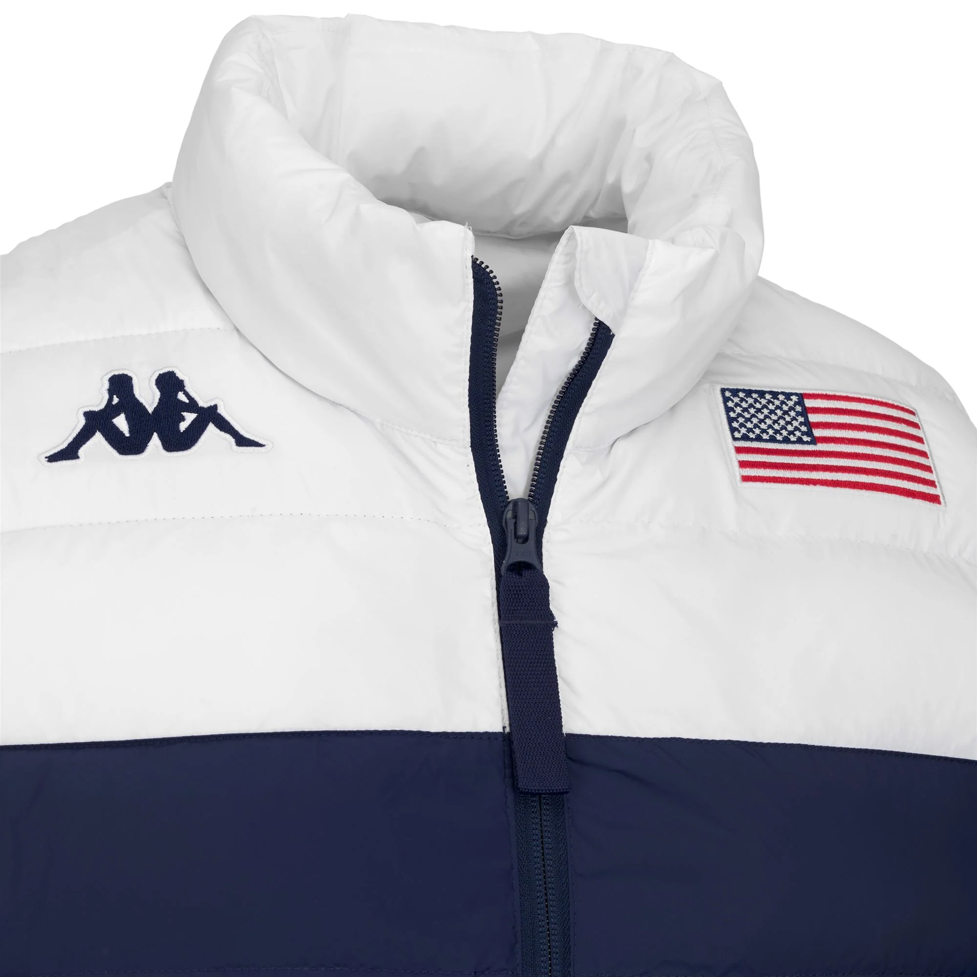 6CENTO 661A USA - Jackets - Vest - Unisex - BLUE CAVERN-WHITE - Image 2