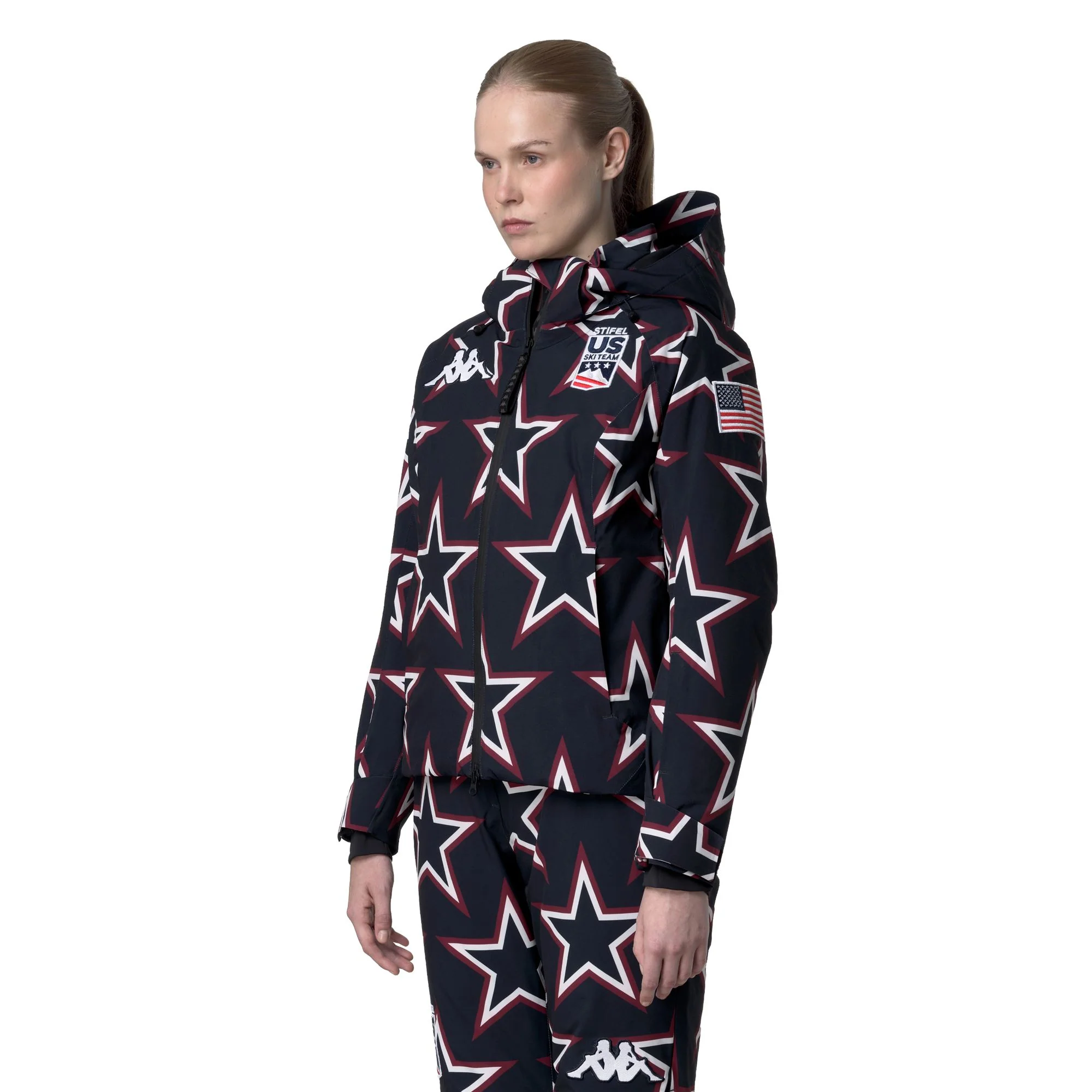 810G US - Jackets - Mid - Woman - Blue Baritone-Pomgranate-White - Image 5