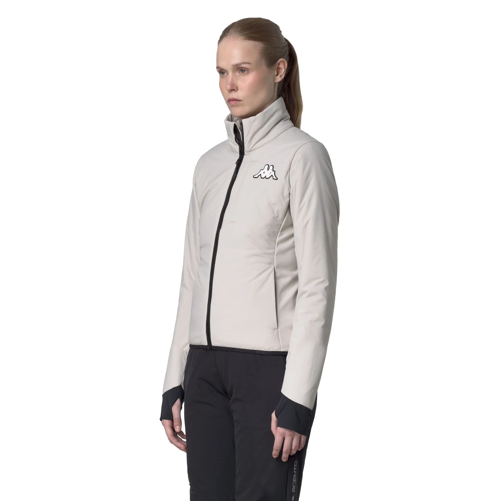 825 - Jackets - Mid - Woman - Beige Stone-Black - Image 5