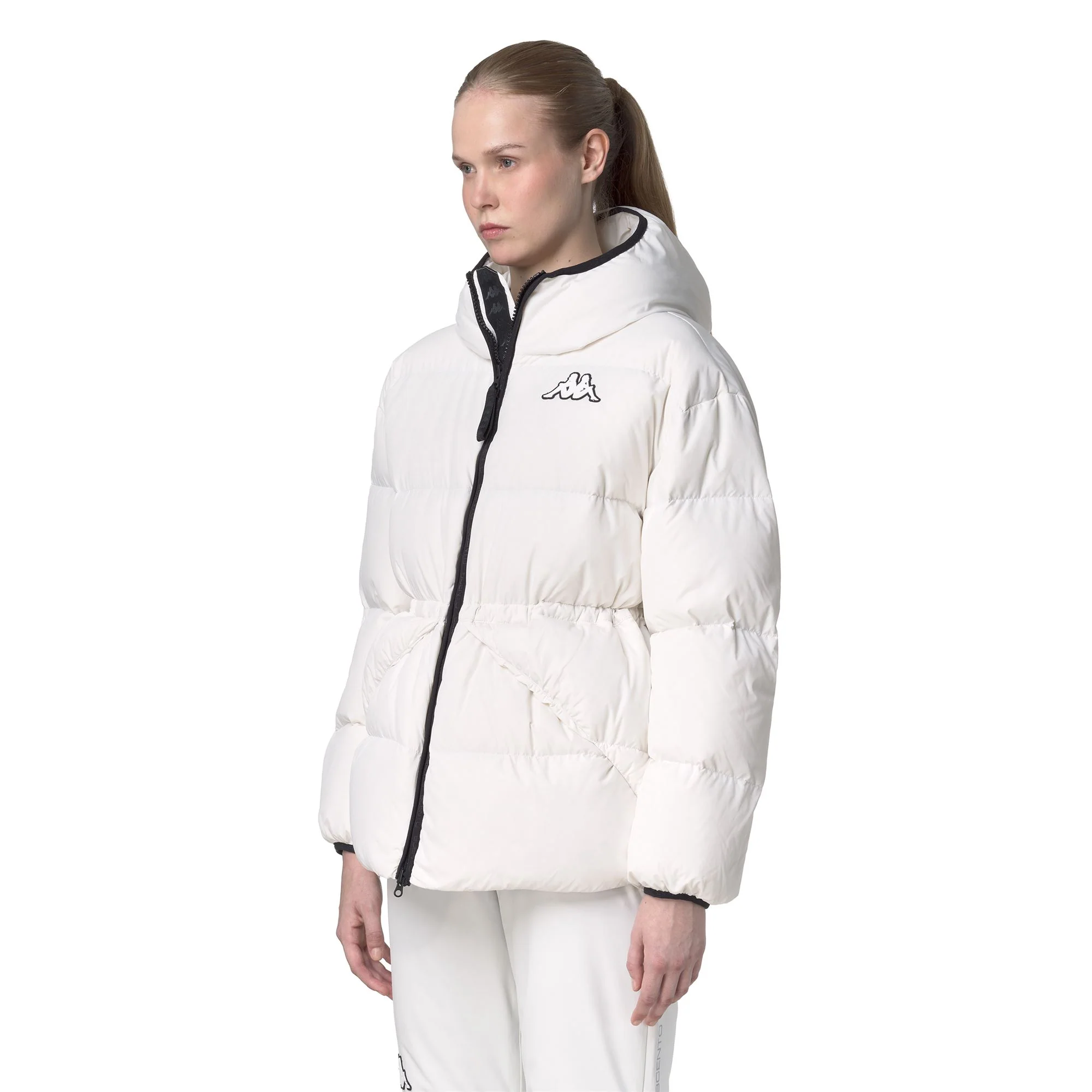 847 - Jackets - Mid - Woman - White Coconut-Black - Image 5