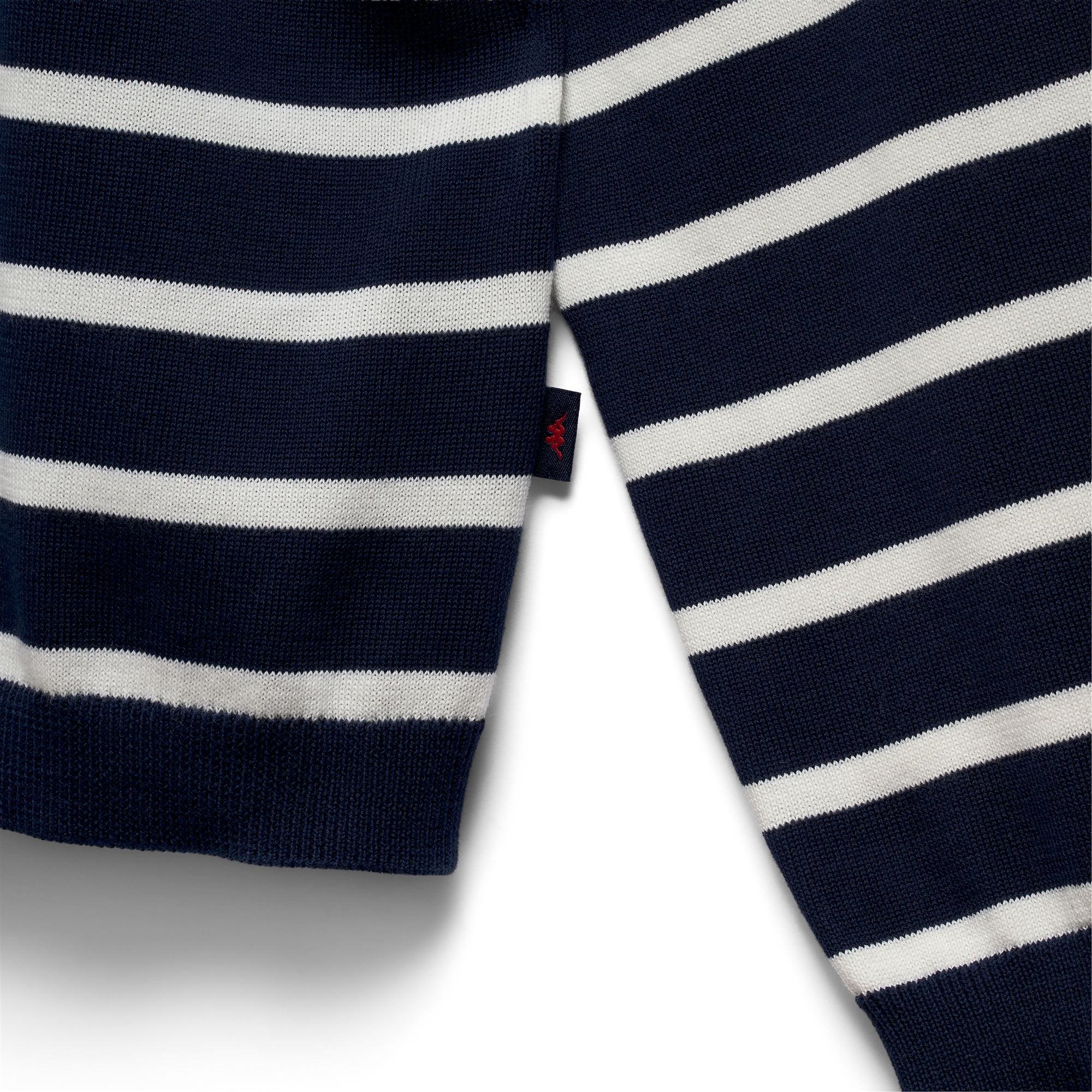 MALLORY - KNITWEAR - Pull  Over - Woman - BLUE IRIS-WHITE CLOUD - Image 3