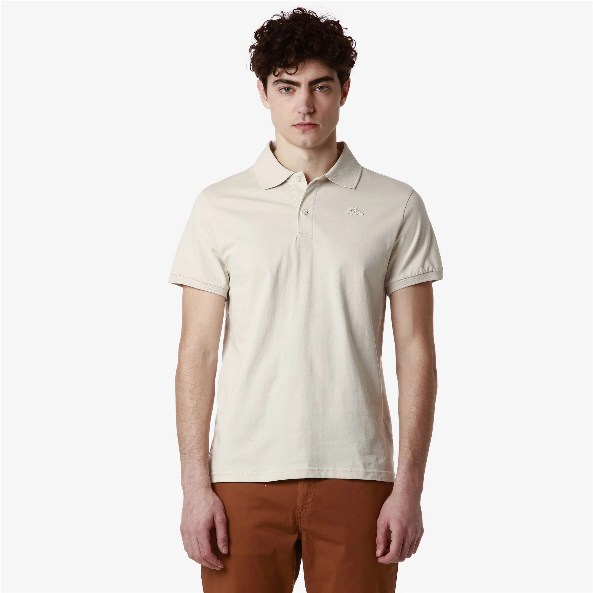AARAU - La polo Robe di Kappa - Polo - Man - BEIGE MOONBEAM - Image 2