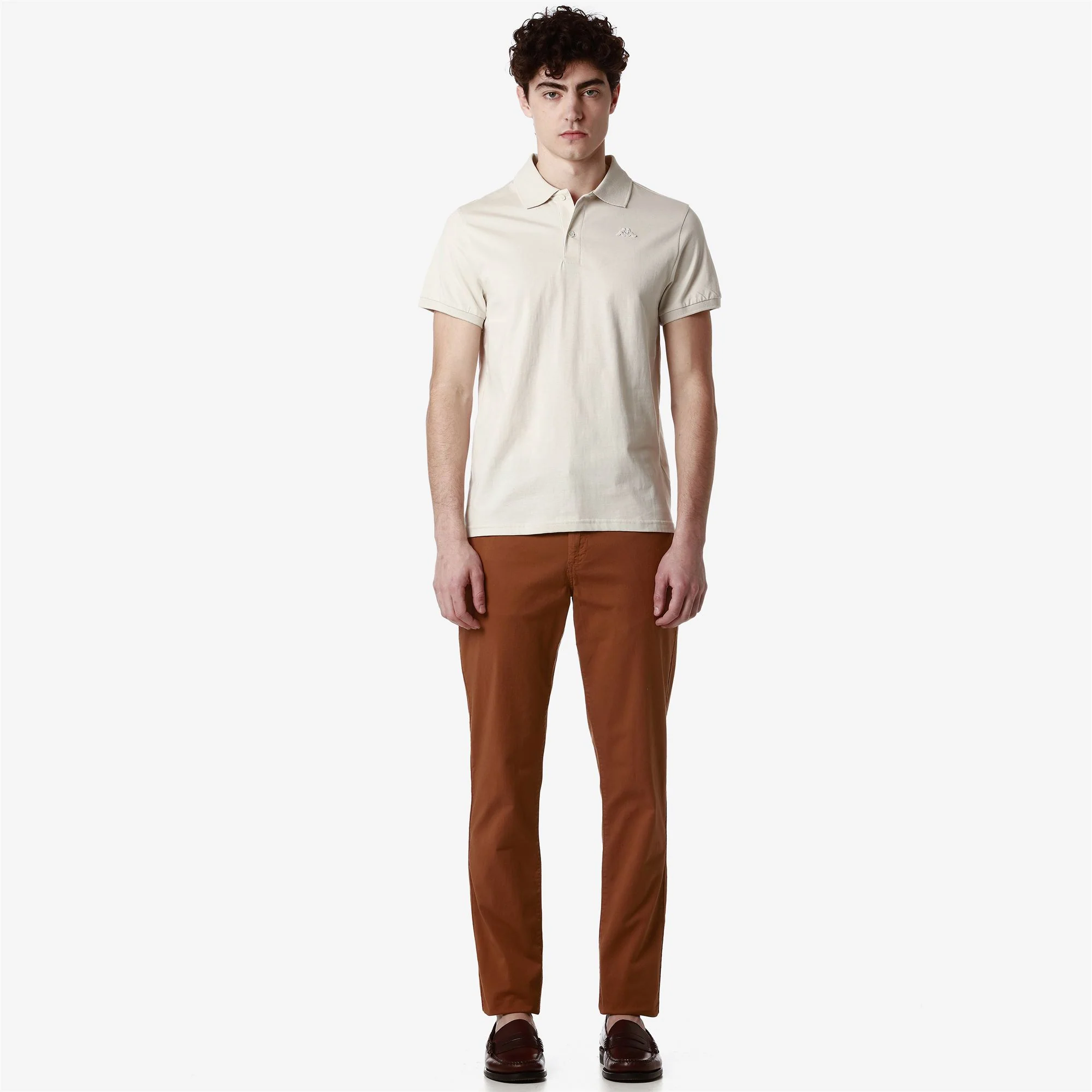 AARAU - La polo Robe di Kappa - Polo - Man - BEIGE MOONBEAM - Image 5