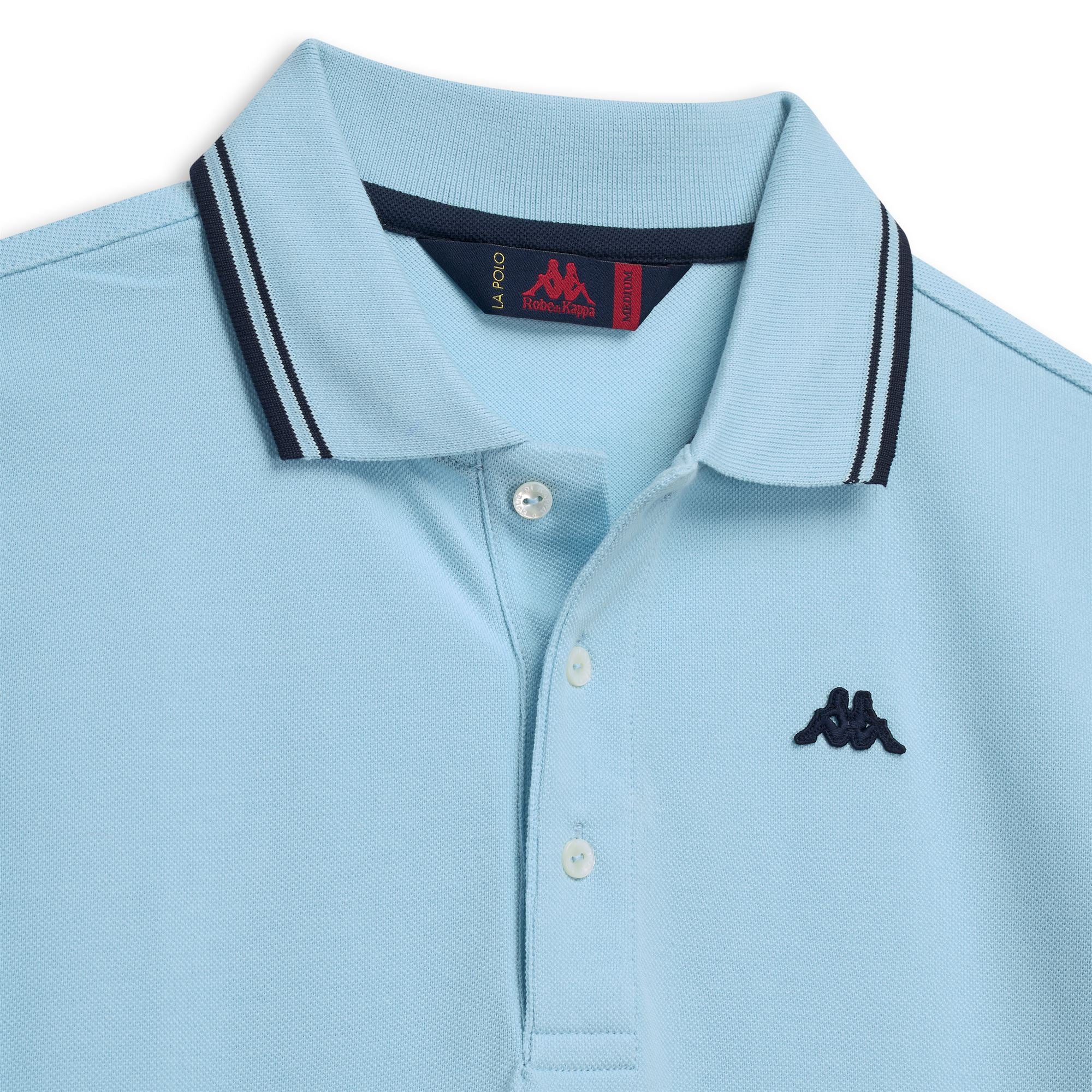 LIVINGSTON - La polo Robe di Kappa - Polo - Man - AZURE LIMPID SKY-BLUE IRIS - Image 3