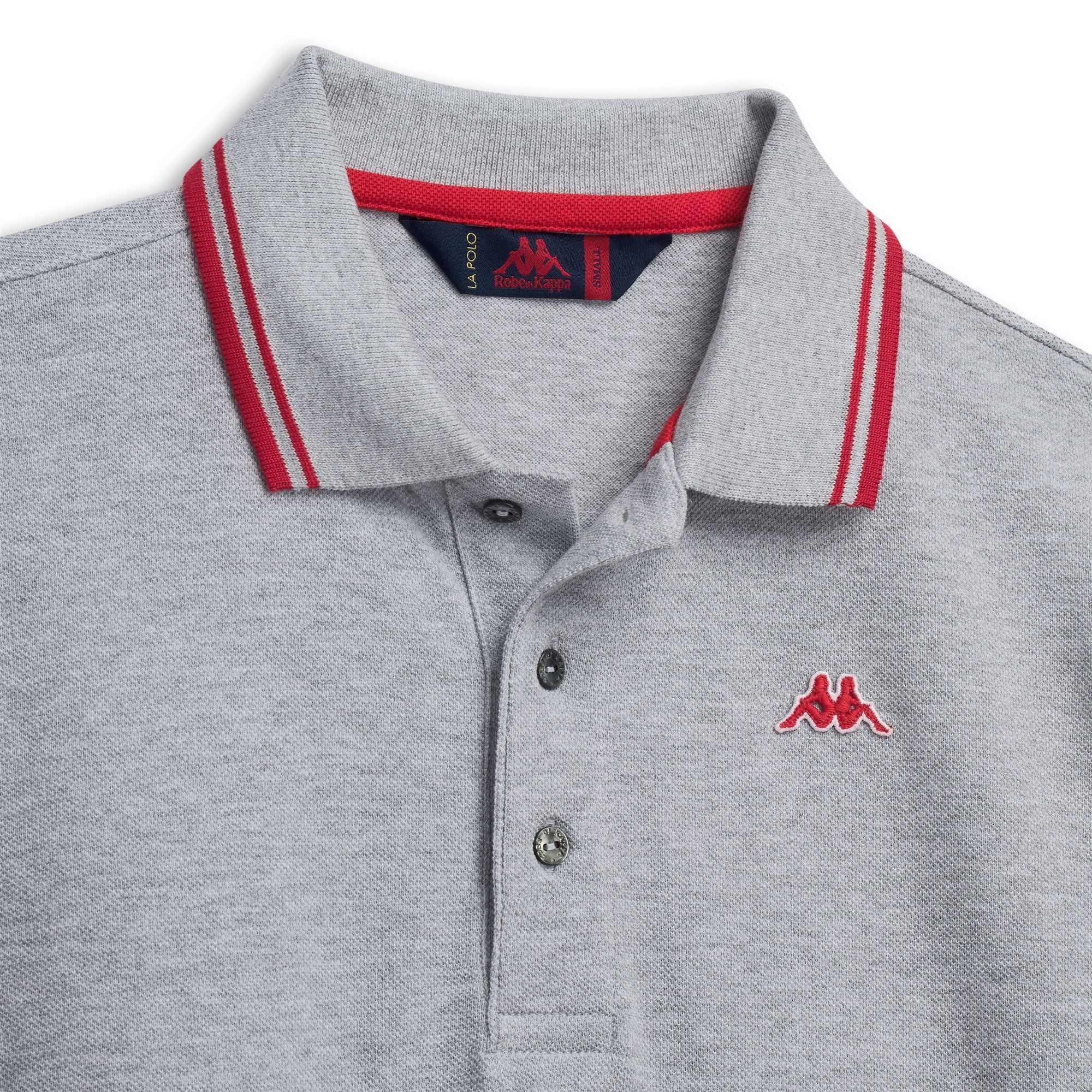 LIVINGSTON - La polo Robe di Kappa - Polo - Man - GREY-RED MD CORAL - Image 3