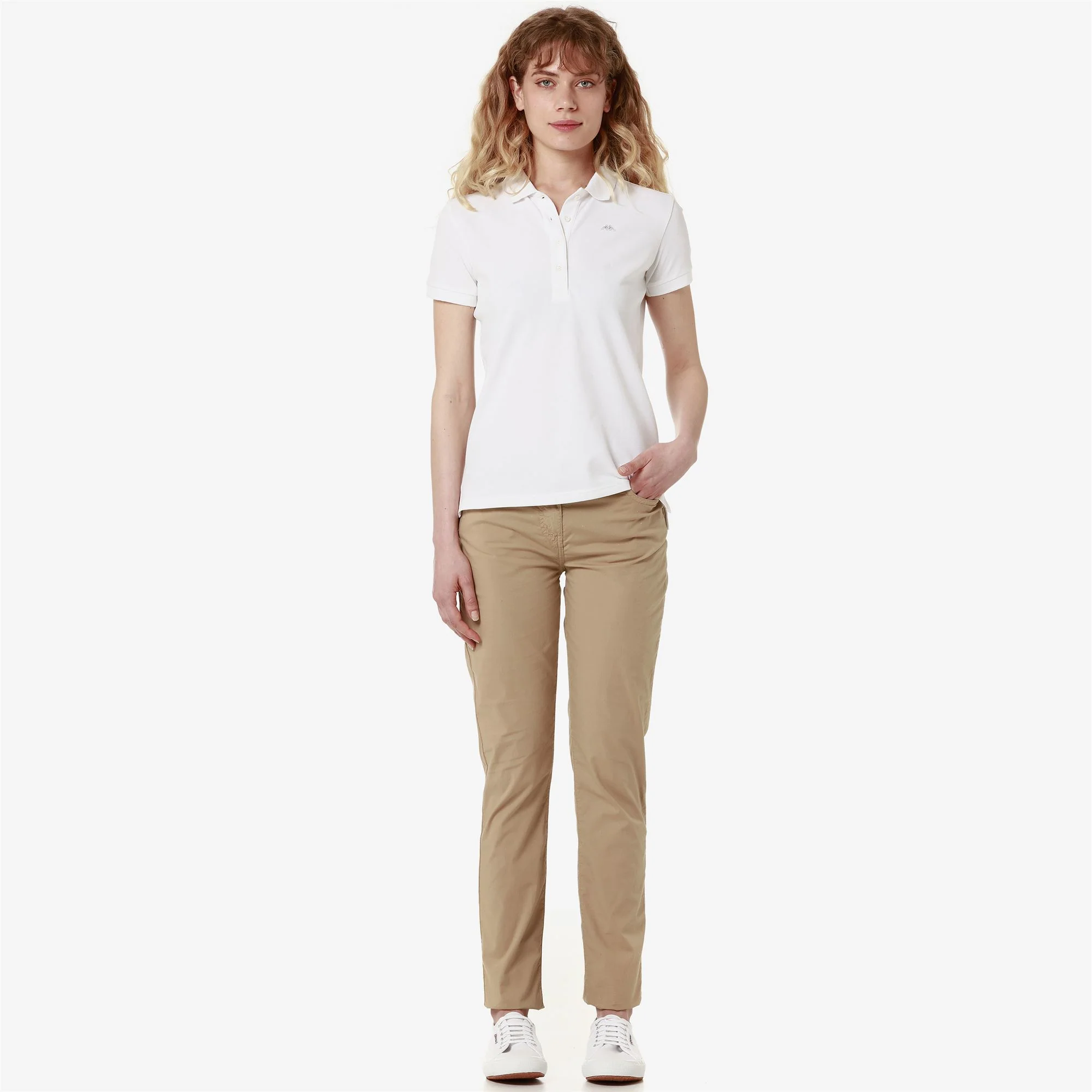 CARLY - La polo Robe di Kappa - Polo - Woman - WHITE - Image 5