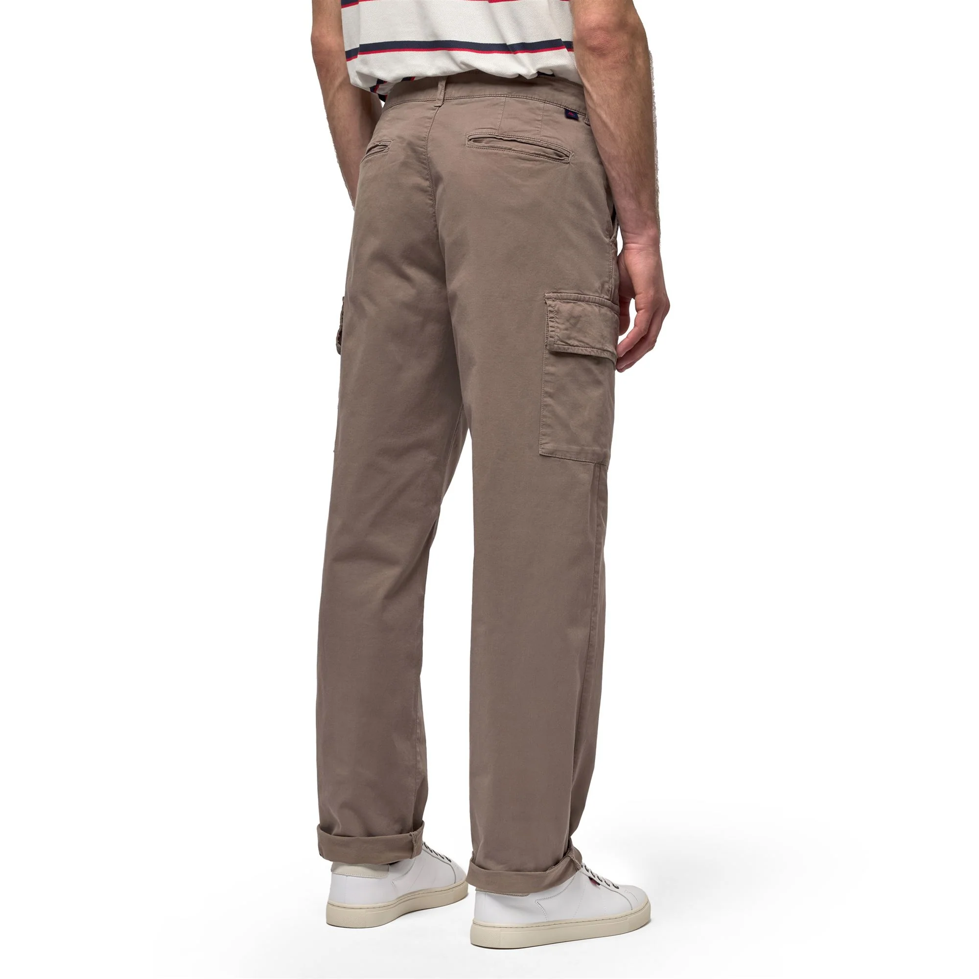 TOSHI COMFORT GABARDINE - Pants - Cargo - Man - BROWN LT  WALNUT - Image 2