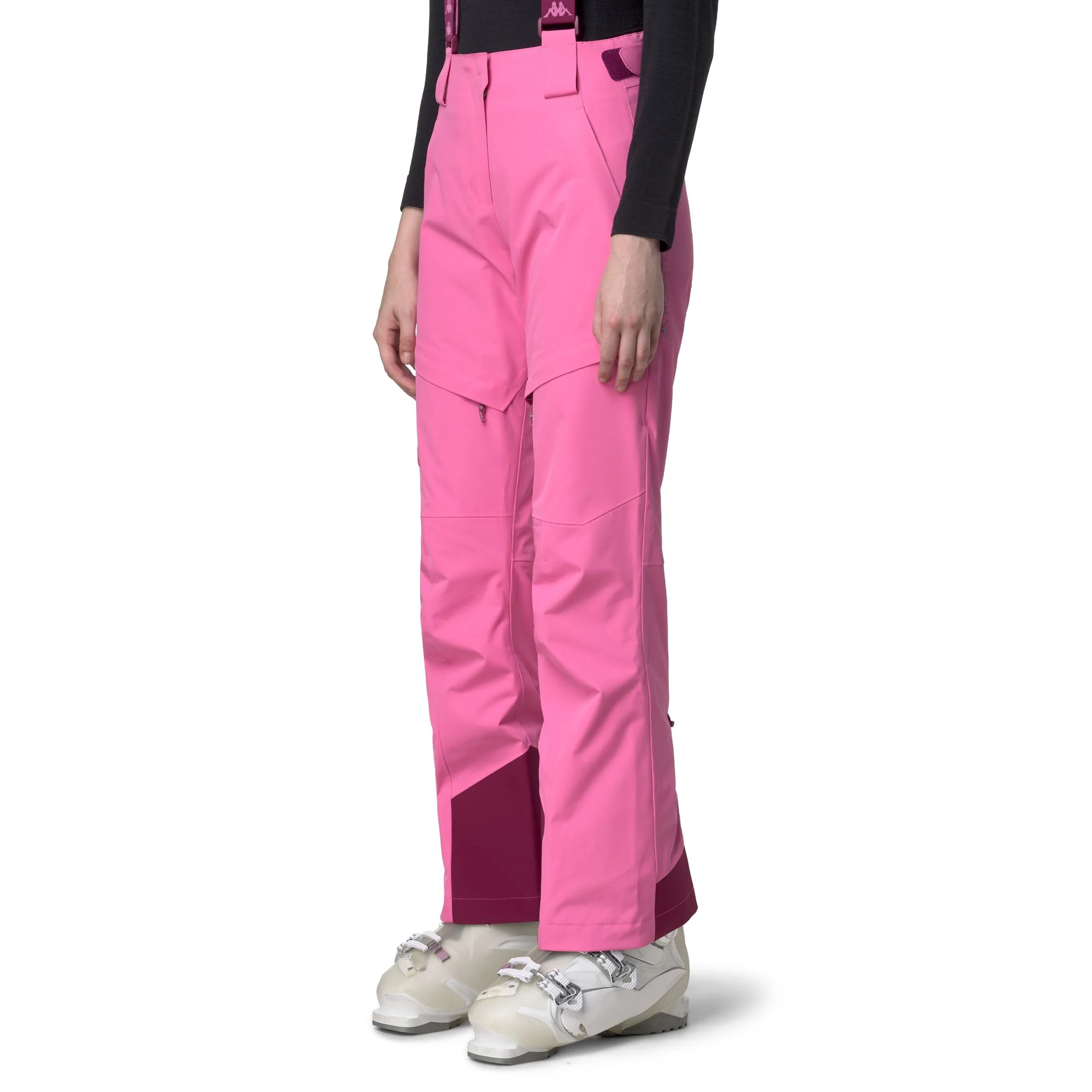 665C - Pants - Sport Trousers - Woman - Fuchsia Lt-Red Plum - Image 5