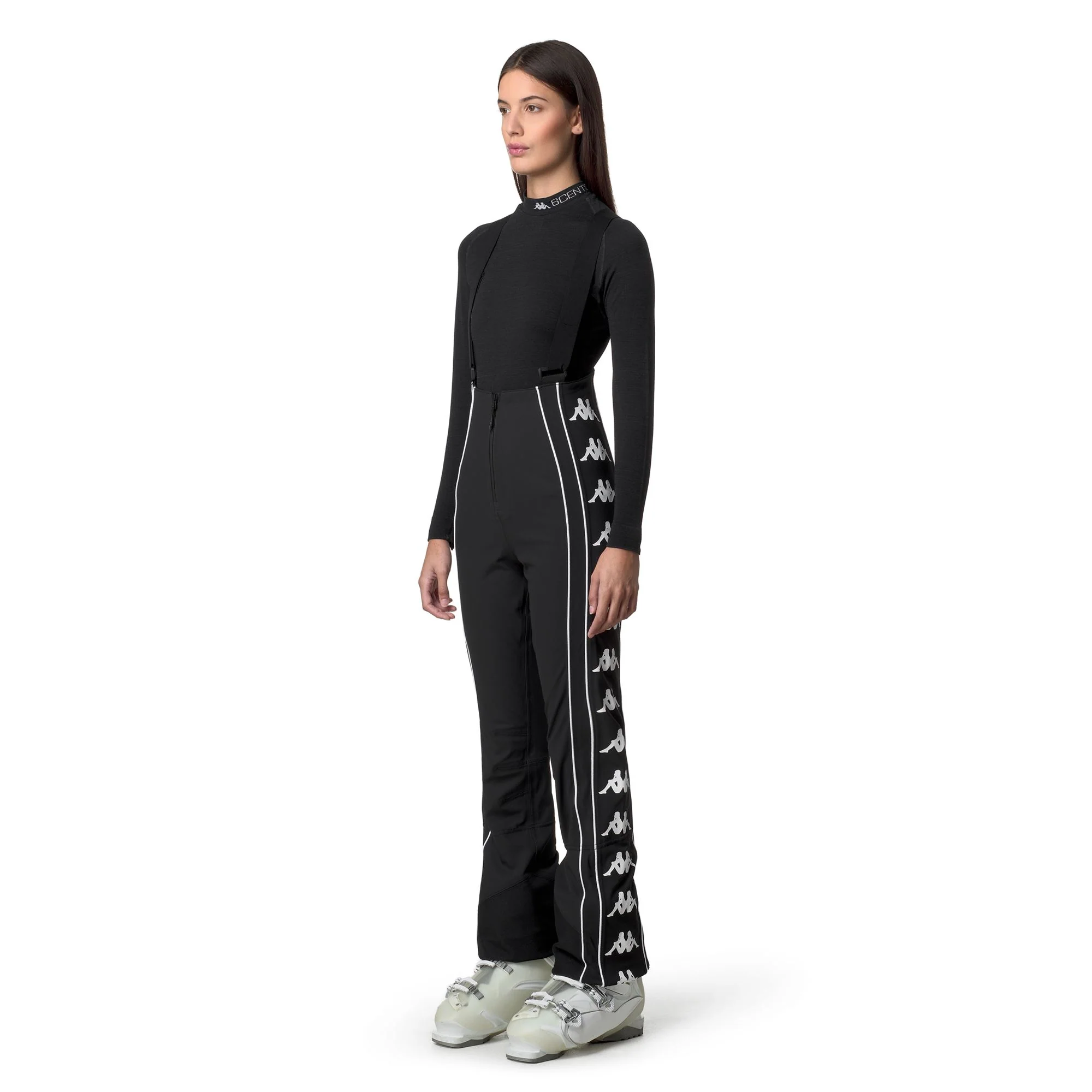 6CENTO 685 222 BANDA - Pants - Sport Trousers - Woman - BLACK-WHITE - Image 5