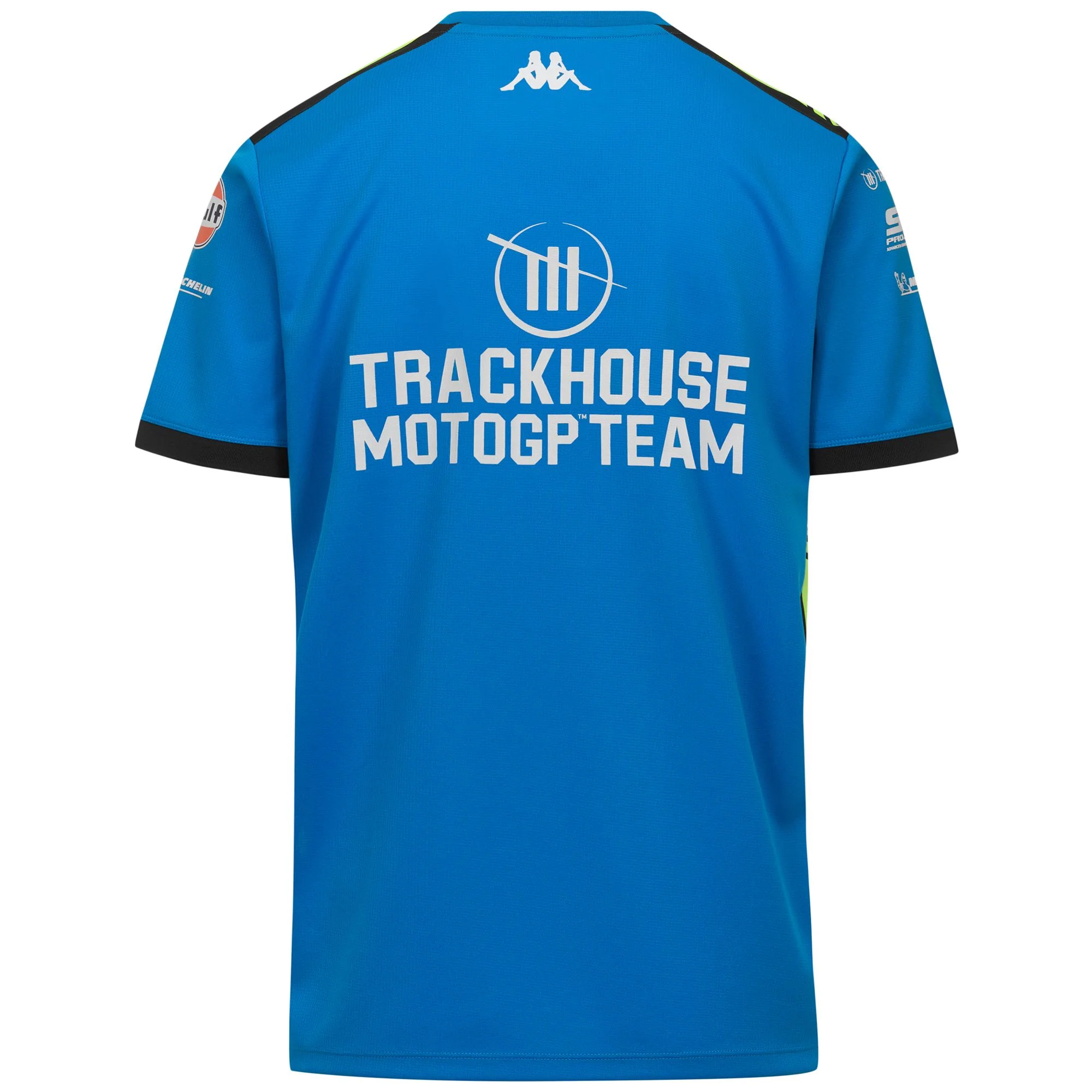 ACRAT TRACKHOUSE - Polo Shirts - Polo - Man - BLUE DIVA-GREY ANTRACHITE-NEON YELLOW - Image 3