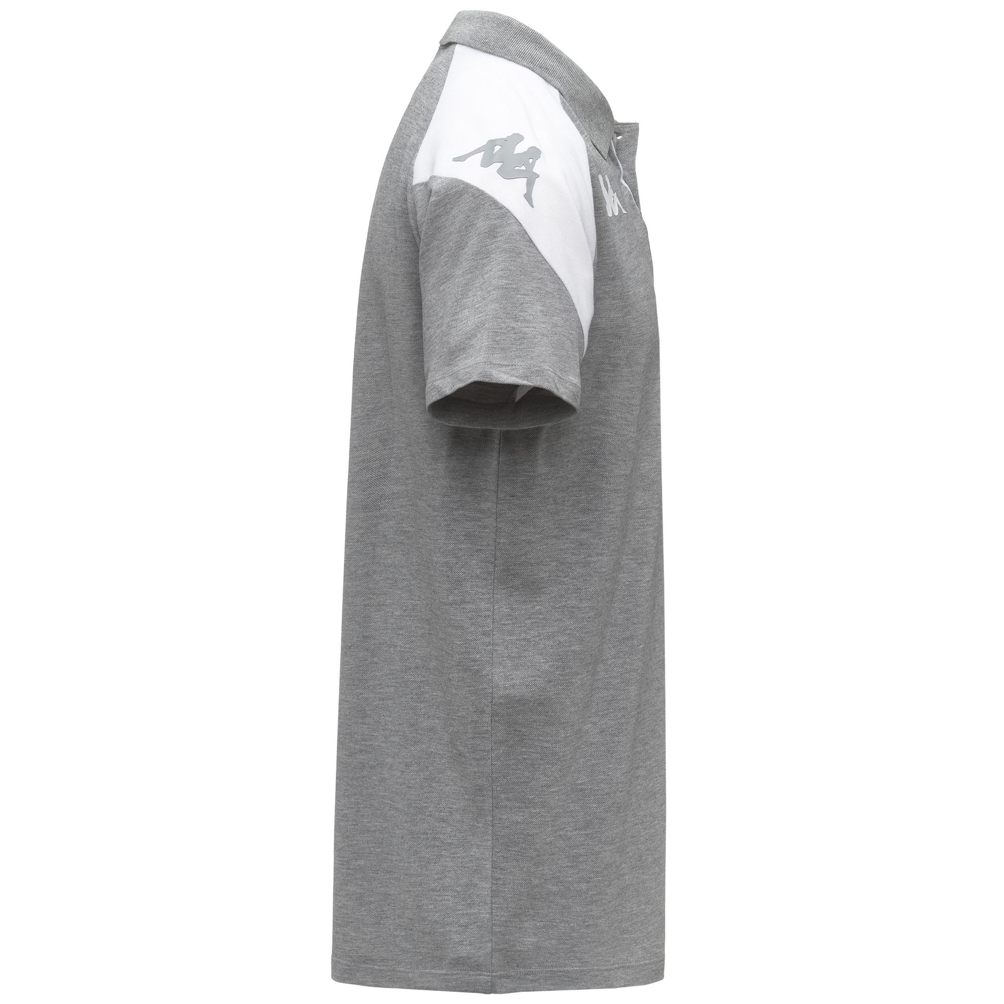 KAPPA4FOOTBALL   LANETTO - Polo Shirts - Polo - Man - GREY MELANGE-WHITE - Image 2