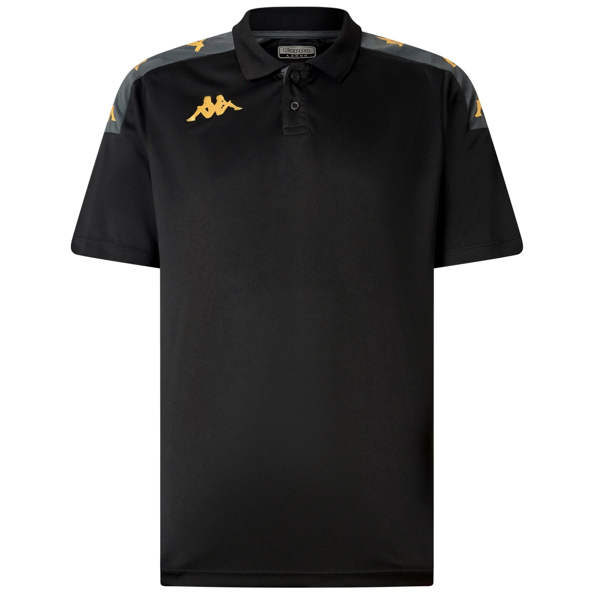 KAPPA4FOOTBALL GHIOLO - Polo Shirts - Polo - Man - BLACK-GREY DK - Image 2