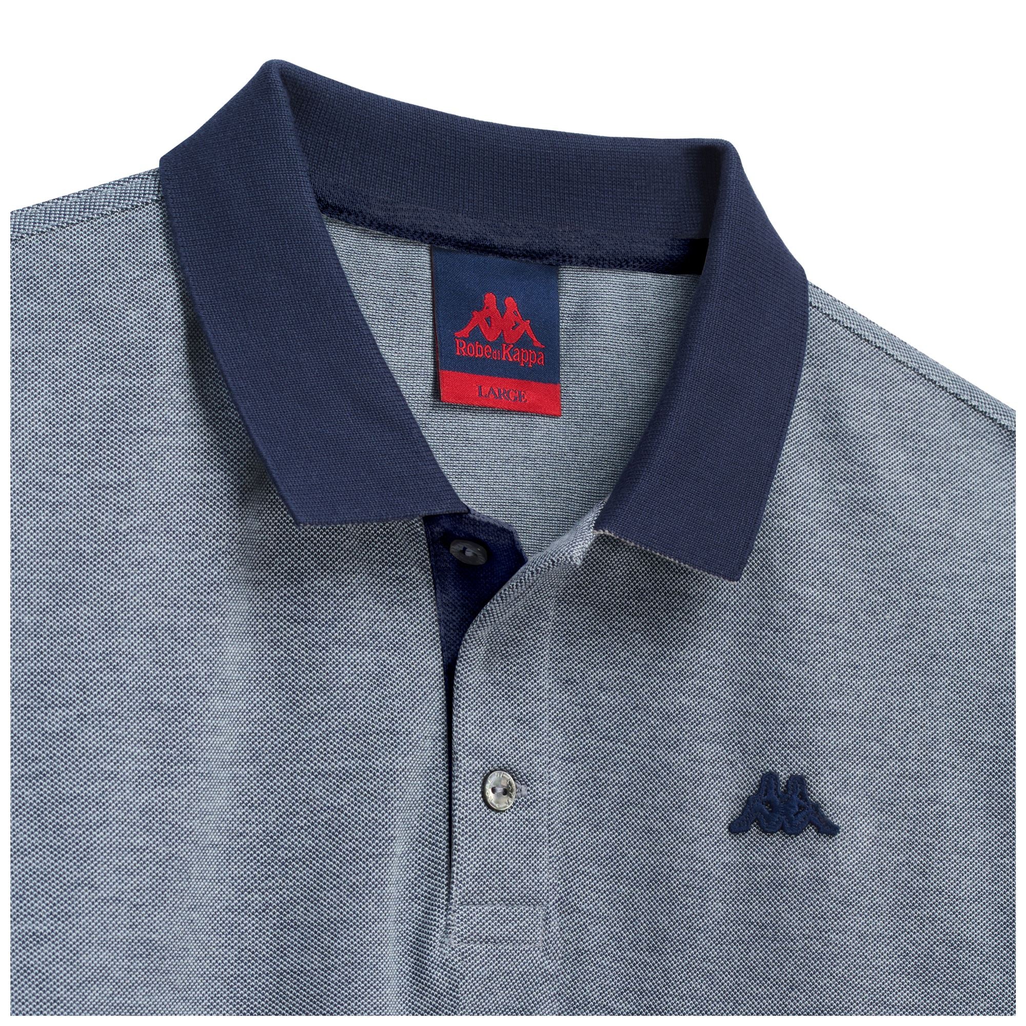 LEONID - Polo Shirts - Polo - Man - BLUE IRIS-AZURE LIMPID SKY - Image 3