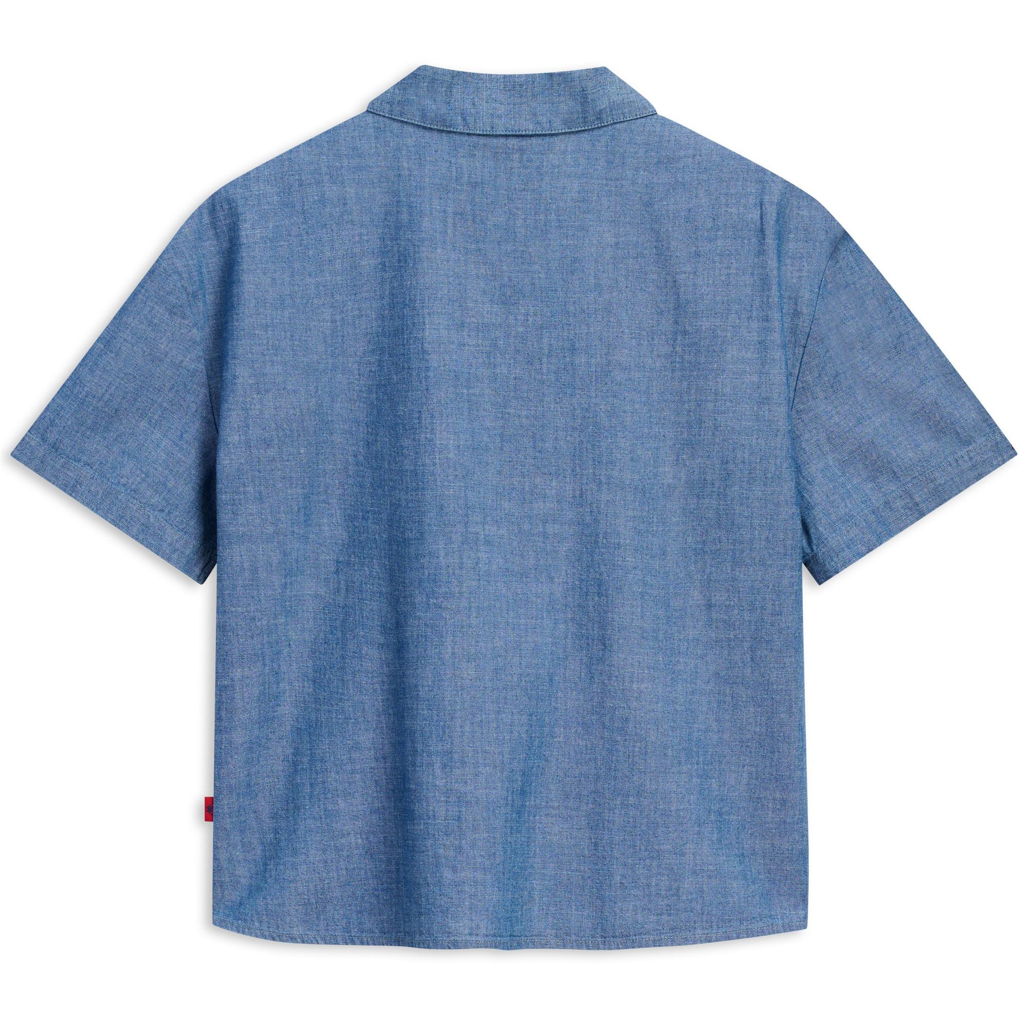 ELETTRA CHAMBRAY - SHIRTS - Revere - Woman - LT BLUE INDIGO - Image 2