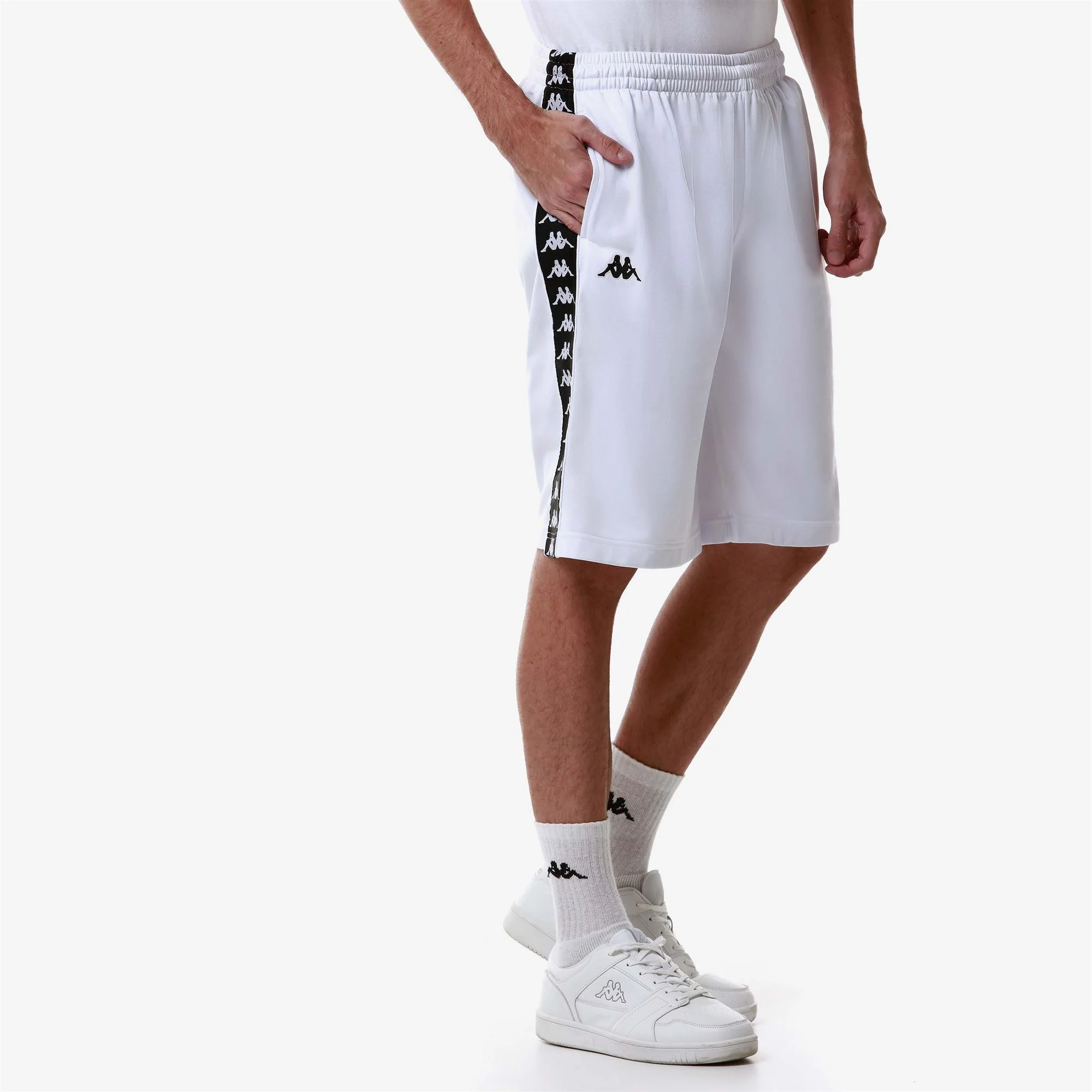 222 BANDA    TREADWELLZ - Shorts - Sport  Shorts - Man - WHITE-BLACK - Image 5