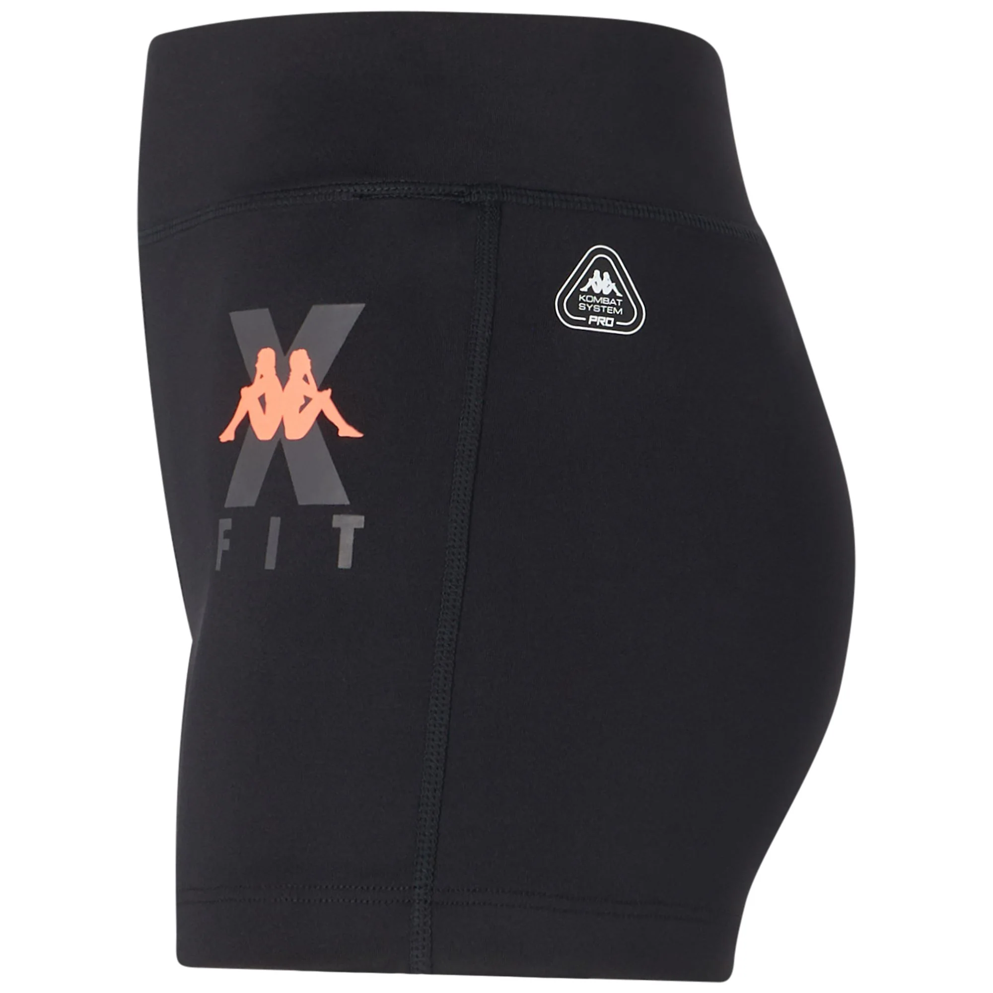 KOMBAT   WKT ESCAME - Shorts - Sport  Shorts - Woman - BLACK-NEON CORAL - Image 2