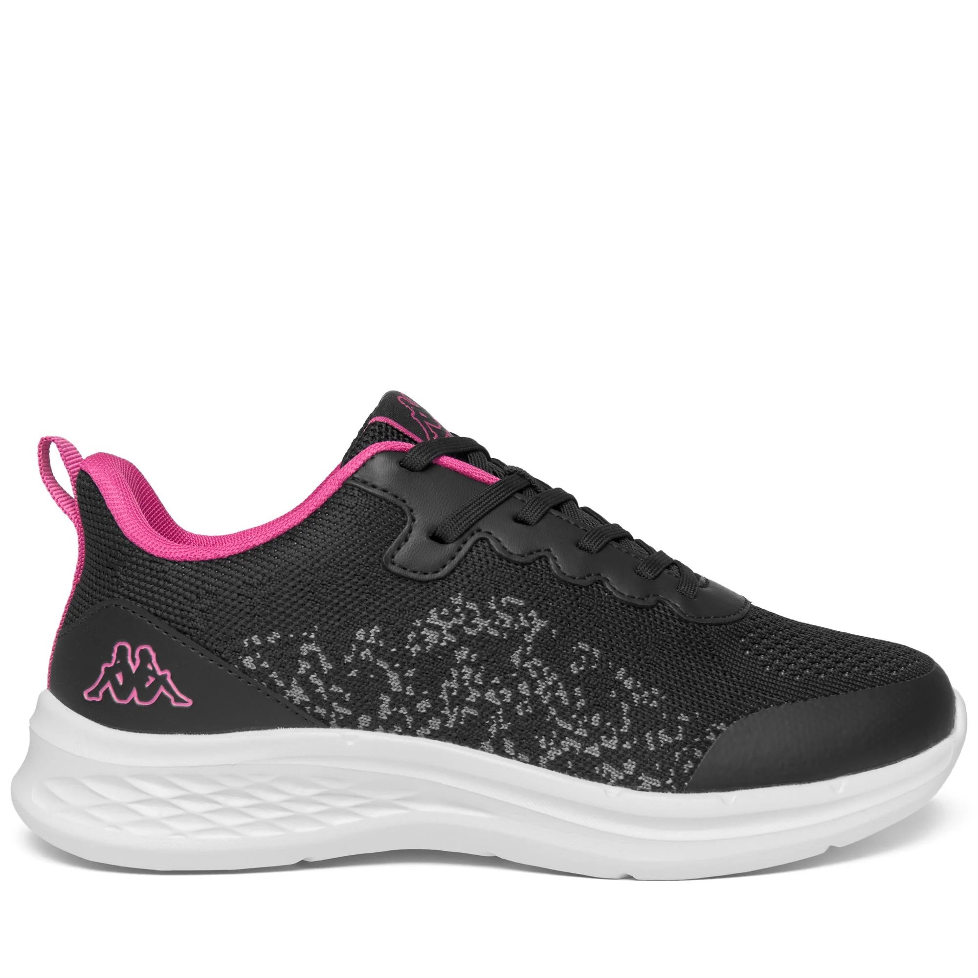 LOGO POSTIE JR - Sneakers - Low Cut - Kid unisex - BLACK-FUCHSIA BRIGHT ROSE - Image 3