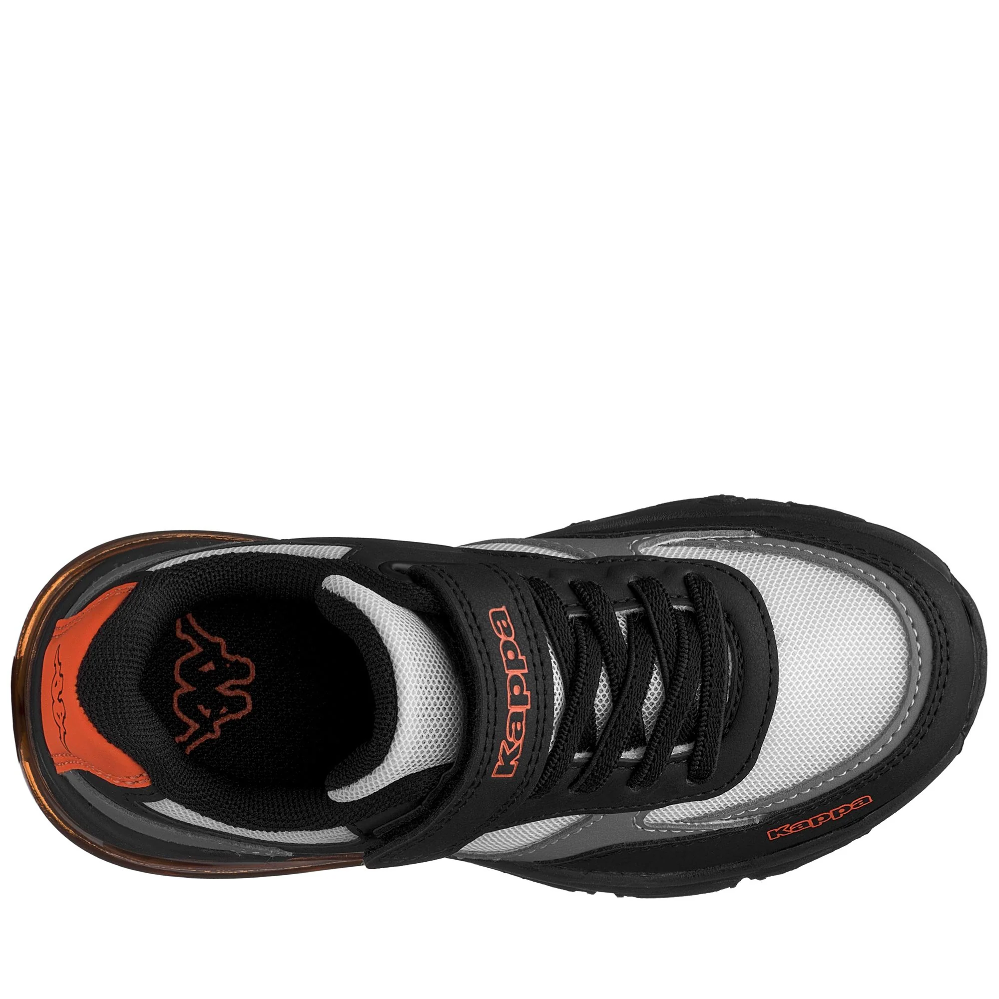 LOGO    SAIGON EV KID - Sneakers - Low Cut - Kid unisex - GREY BARELY-BLACK-ORANGE - Image 2