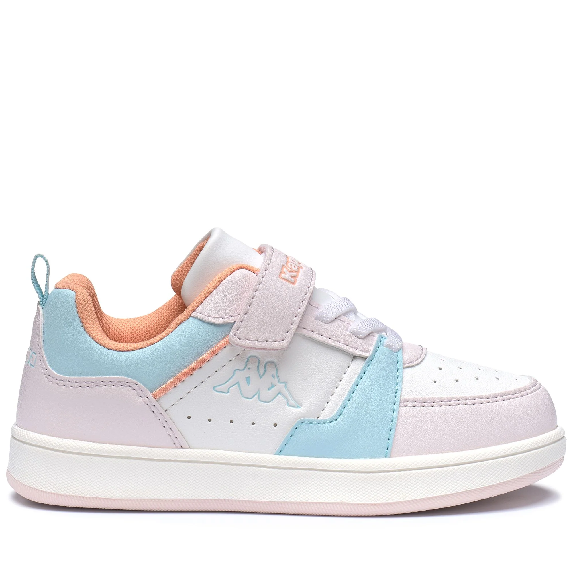 LOGO  SHAY EV KID - Sneakers - Low Cut - Kid unisex - WHITE-PINK CALCITE-AZURE CELESTE - Image 3