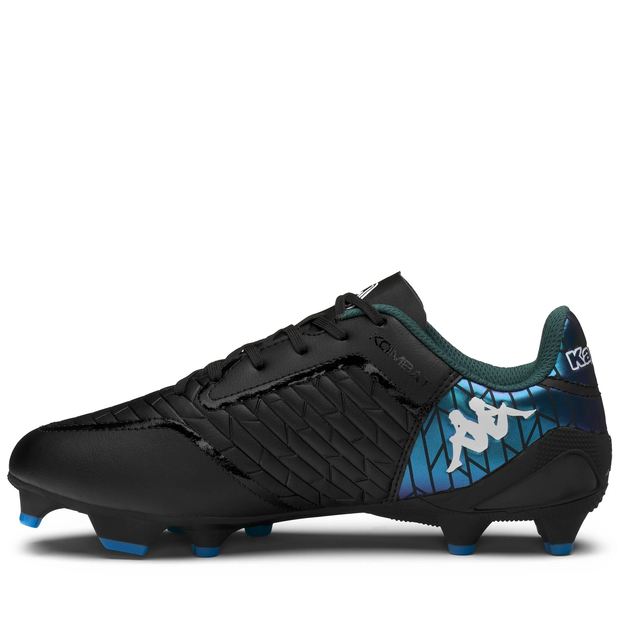 KOMBAT PLAYER BASE FG - Sport Shoes - Low Cut - Man - BLACK-BLUE BRILLIANT - Image 4